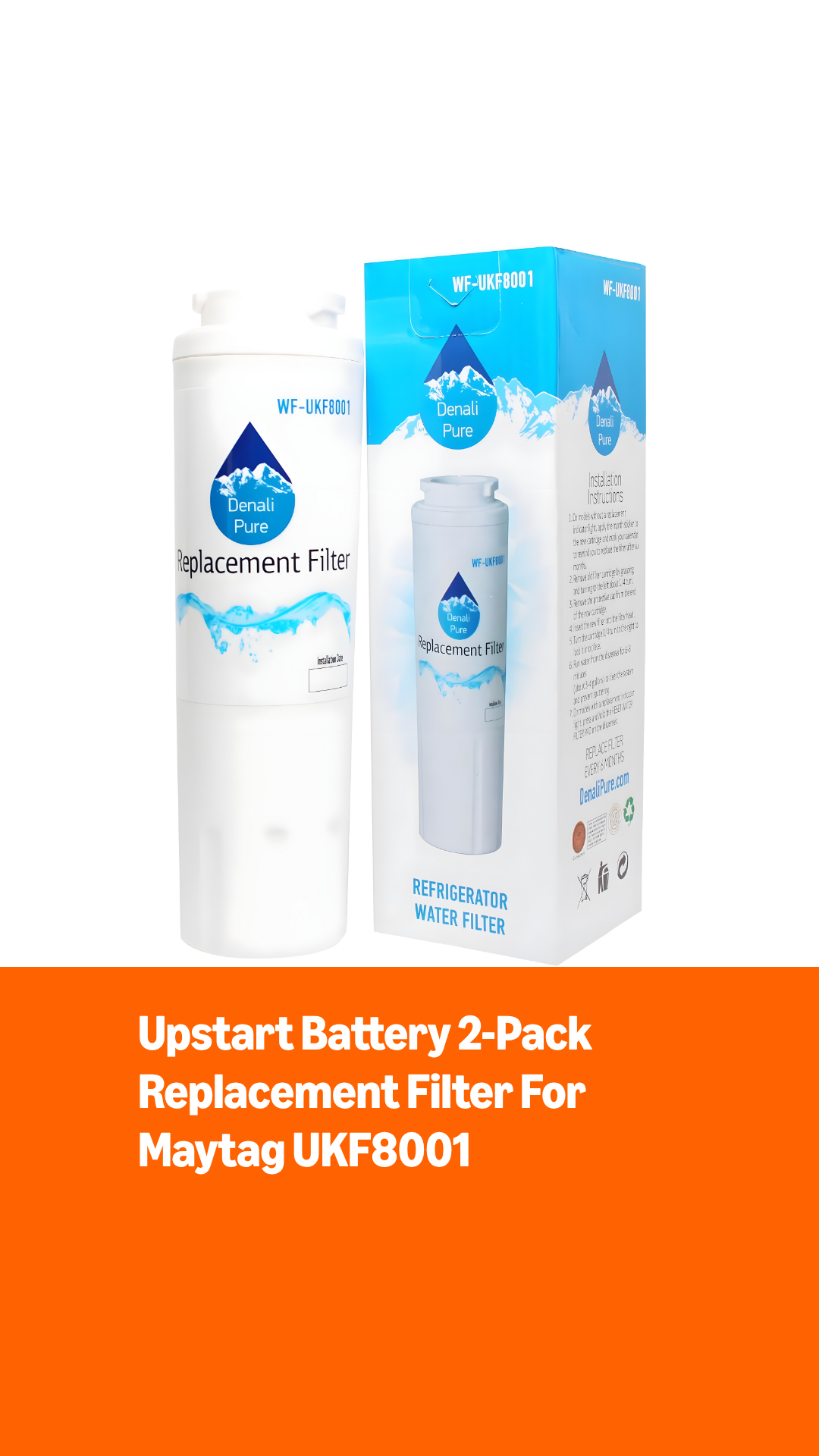 Amazon.com: 2-Pack Replacement for MSD2651KES Refrigerator Water