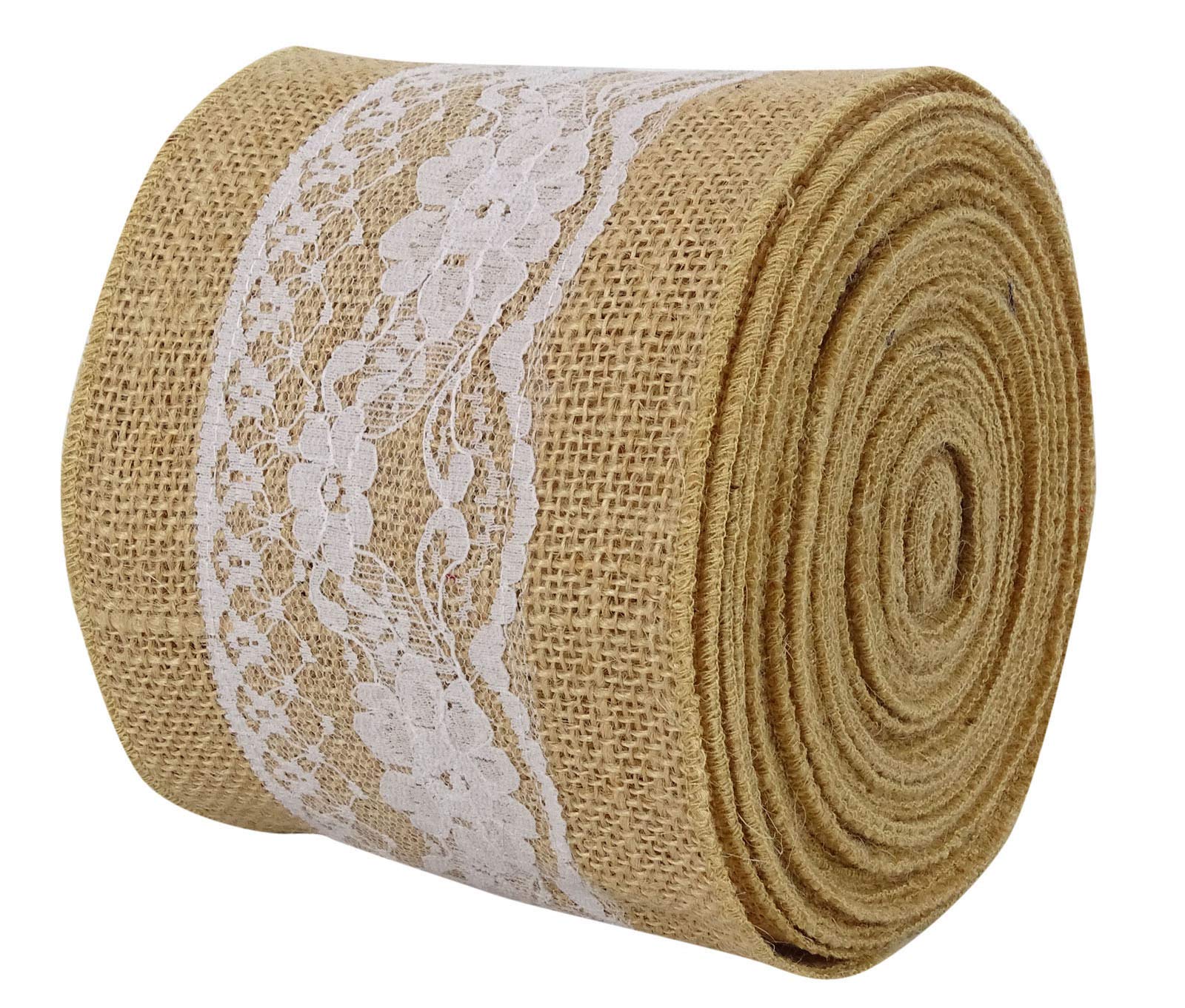 Ruban Vichy Bordeaux En Toile De Jute – 6,3 Cm X 9,1 M – Couronne, Anniversaire, Décoration De Mariage, Décoration De Ferme, Décoration D'automne, Thanksgiving, Noël, Saint-Valentin