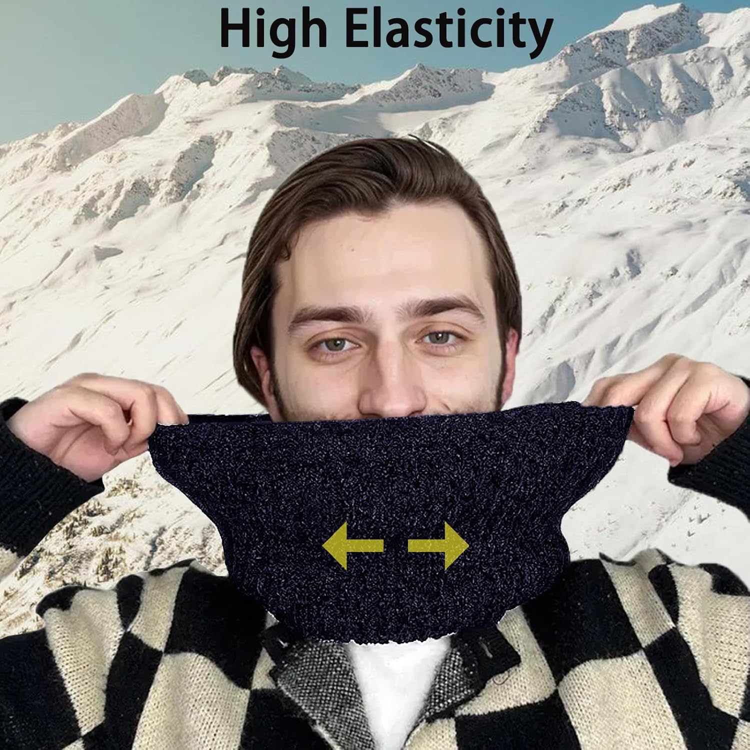 2 Pack Winter Neck Gaiter Warmers for Men Women Thermal Fleece Windproof Warm Ski Mask Scarf for Cold Weather - Image 4