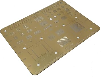 Reballing Stencil Compatible with iPhone 8 8 Plus X WL Gold
