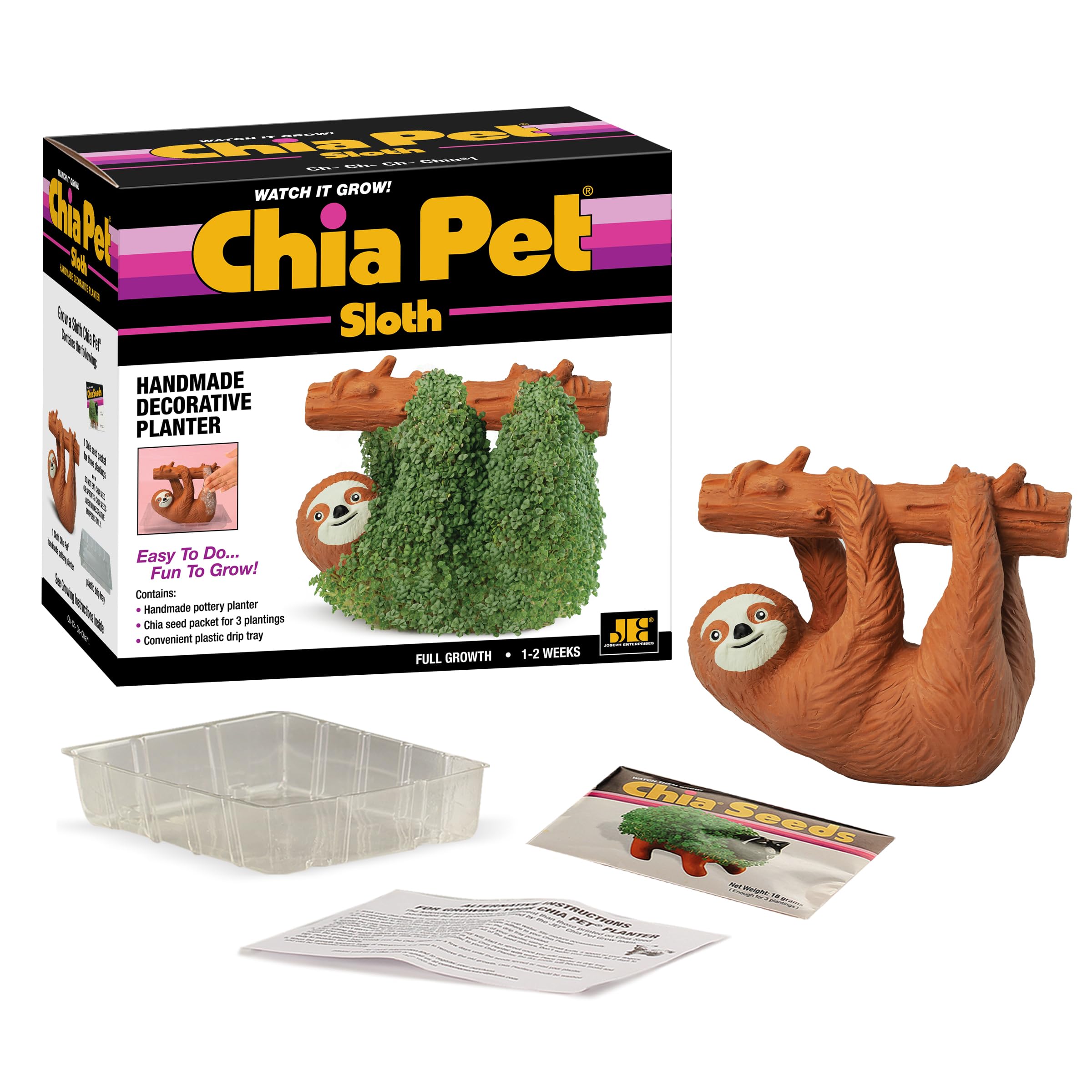 Amazon.com : Chia Pet Sloth with Seed Pack, Decorative Pottery