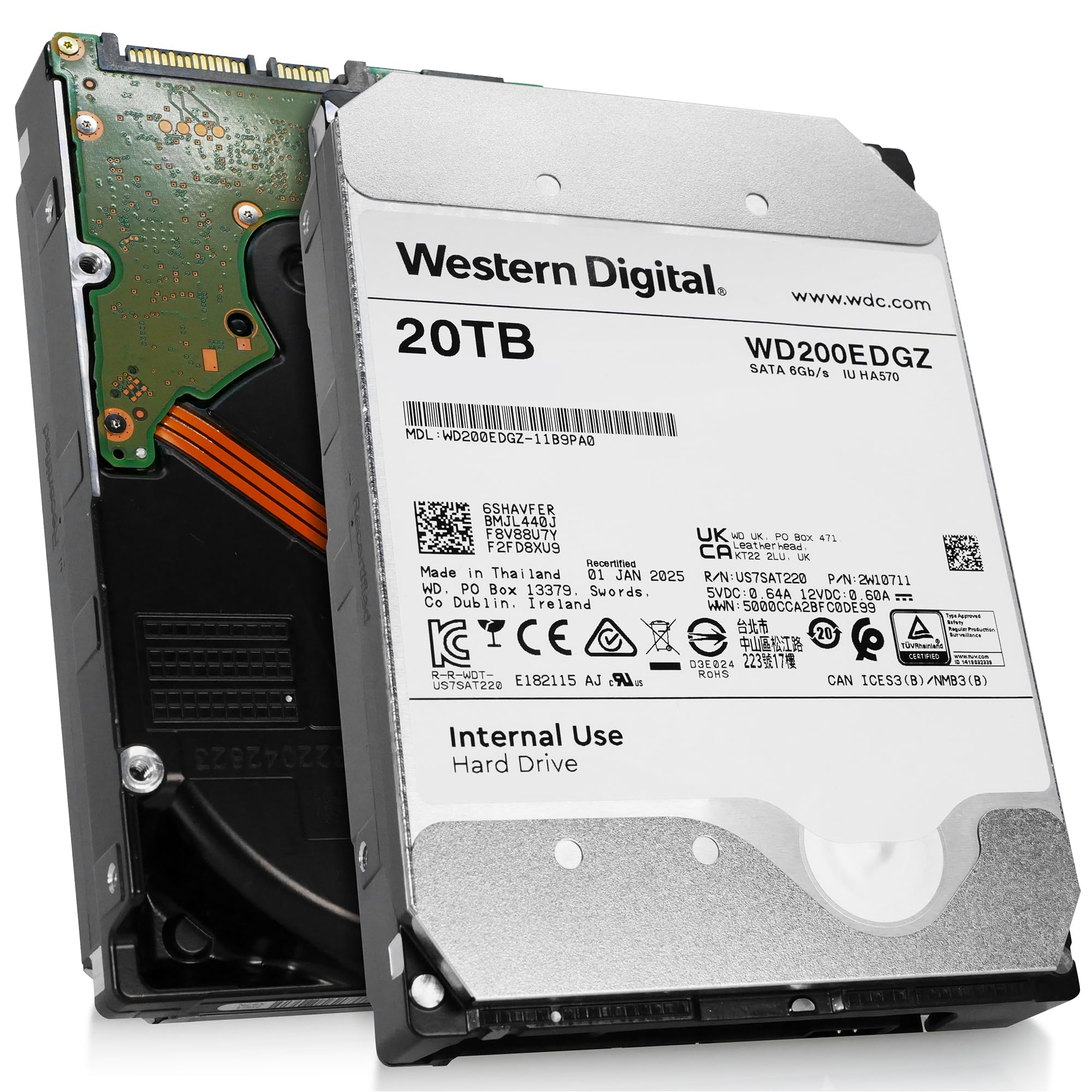 Amazon.com: Western Digital WD Ultrastar 20TB Internal Hard Drive