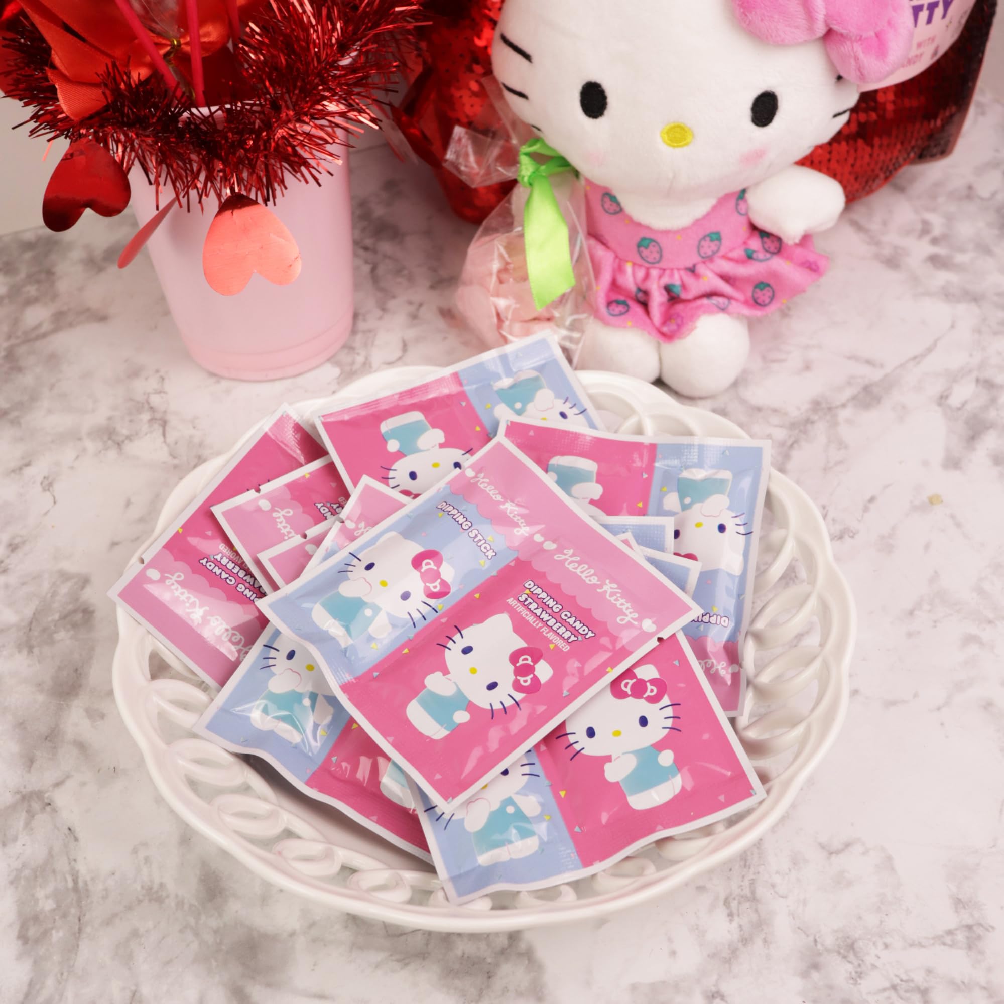 Amazon.com : Hello Kitty Dipping Sticks with Candy Powder
