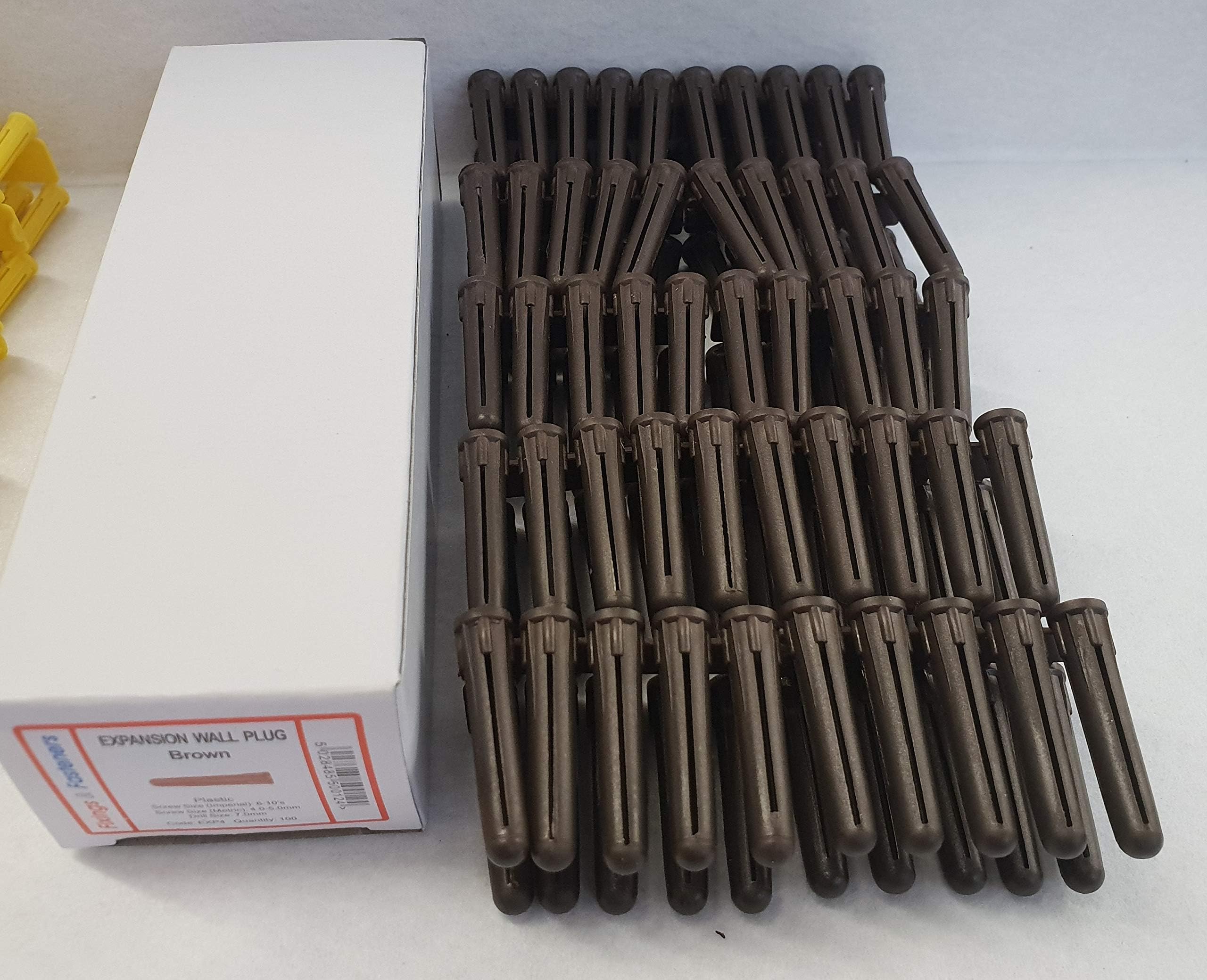 Rawlplug Uno Universal Contract Wallplug 7 mm BROWN Rawl Plugs for