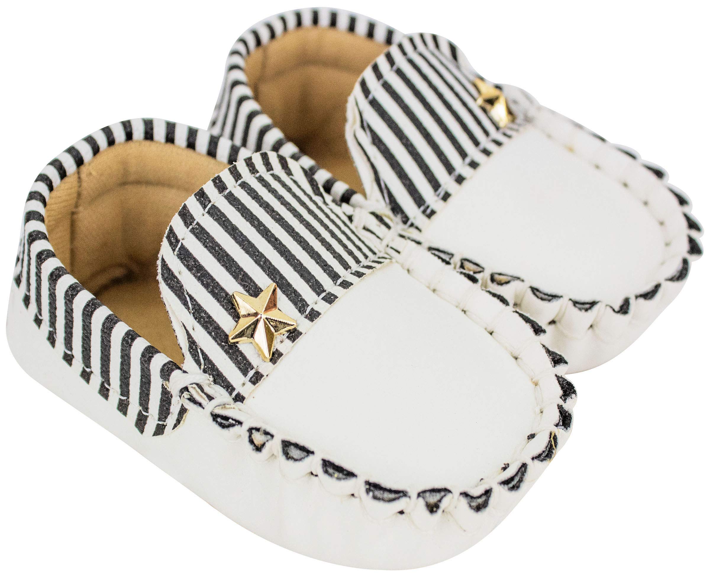 Baby Boys Rexine Loafer Booties For 6 To 12 Months -BT700