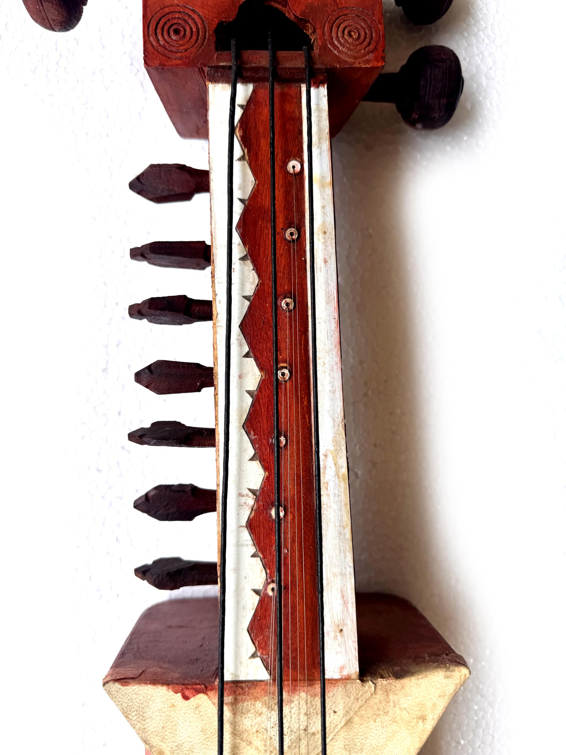 Vintage Jogiya Sarangi Ethnic tribal folk musical instrument from Rajasthan - Image 4 thumbnail