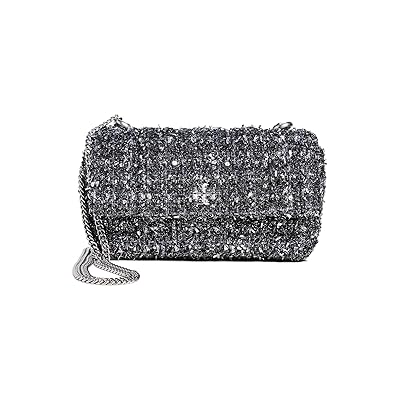 Tory Burch Kira Tweed Mini Flap Bag Satchel Women