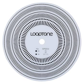Amazon.com: LoopTone LP Vinyl Turntables Tachometer Disc and