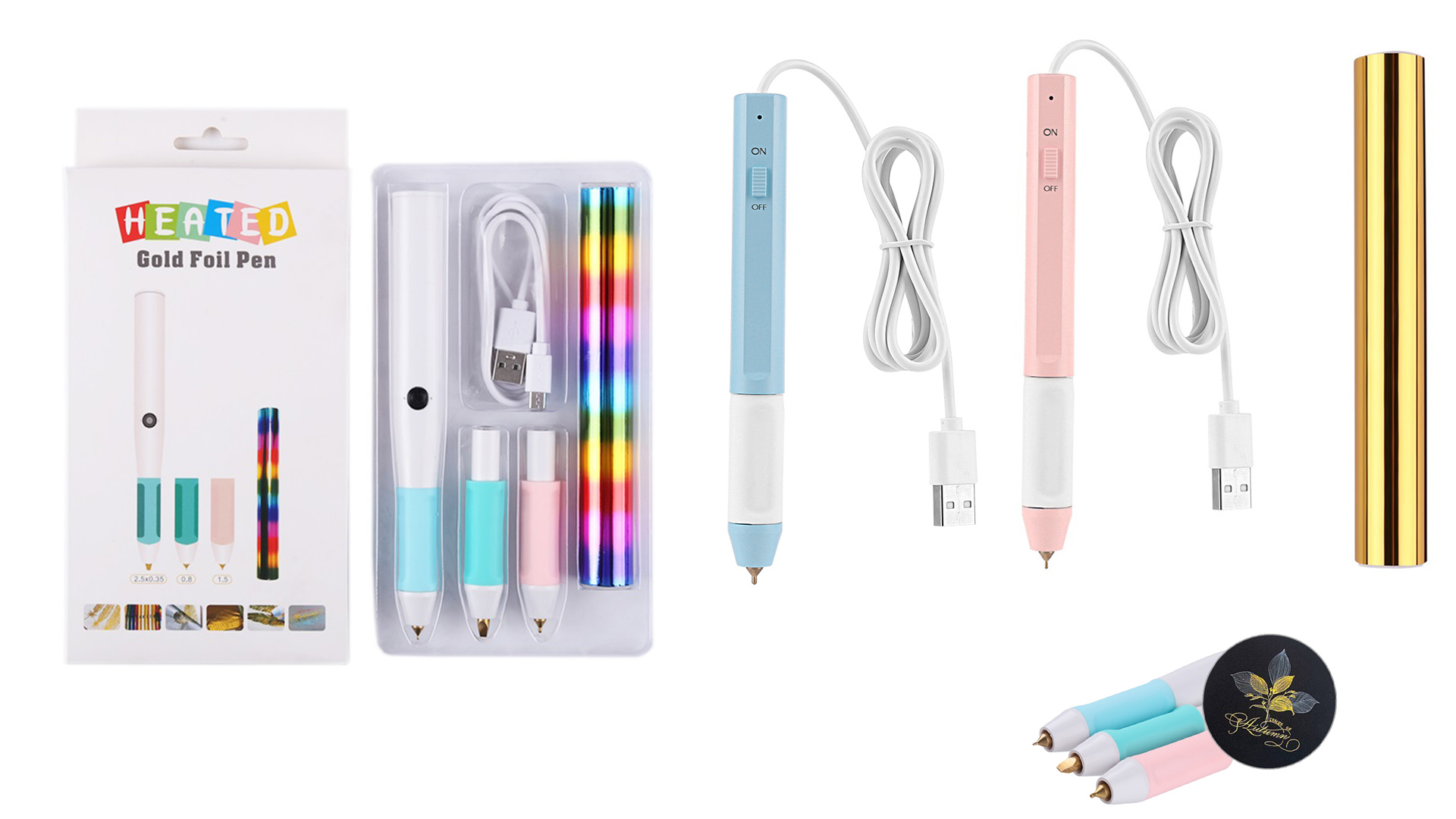 Foil Pens For Crafting KINGTOOL Hot Foil Embossing Stamping Pen