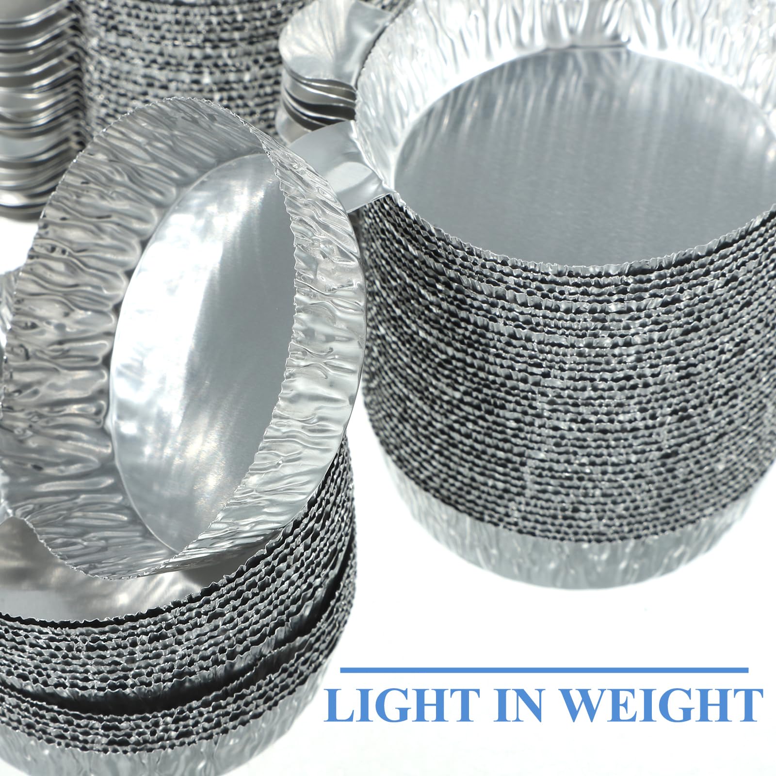 iplusmile 200 unids plato de pesaje para líquidos aluminio laboratorio bandeja