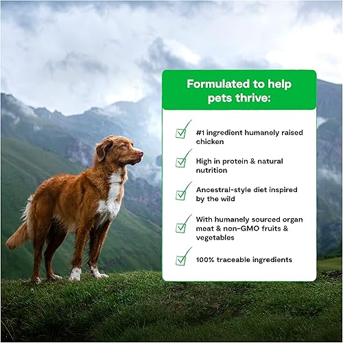 Miniatura 4 de Open Farm RawMix Receta de pradera sin granos para perros, incluye croquetas, caldo de huesos y cruda liofilizada, inspirada en la naturaleza,