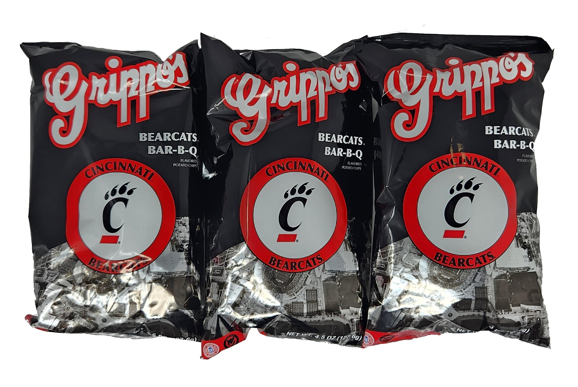 Amazon.com: Wavy Raspberry Bearcat Barbecue Potato Chips, 3 Pack ...