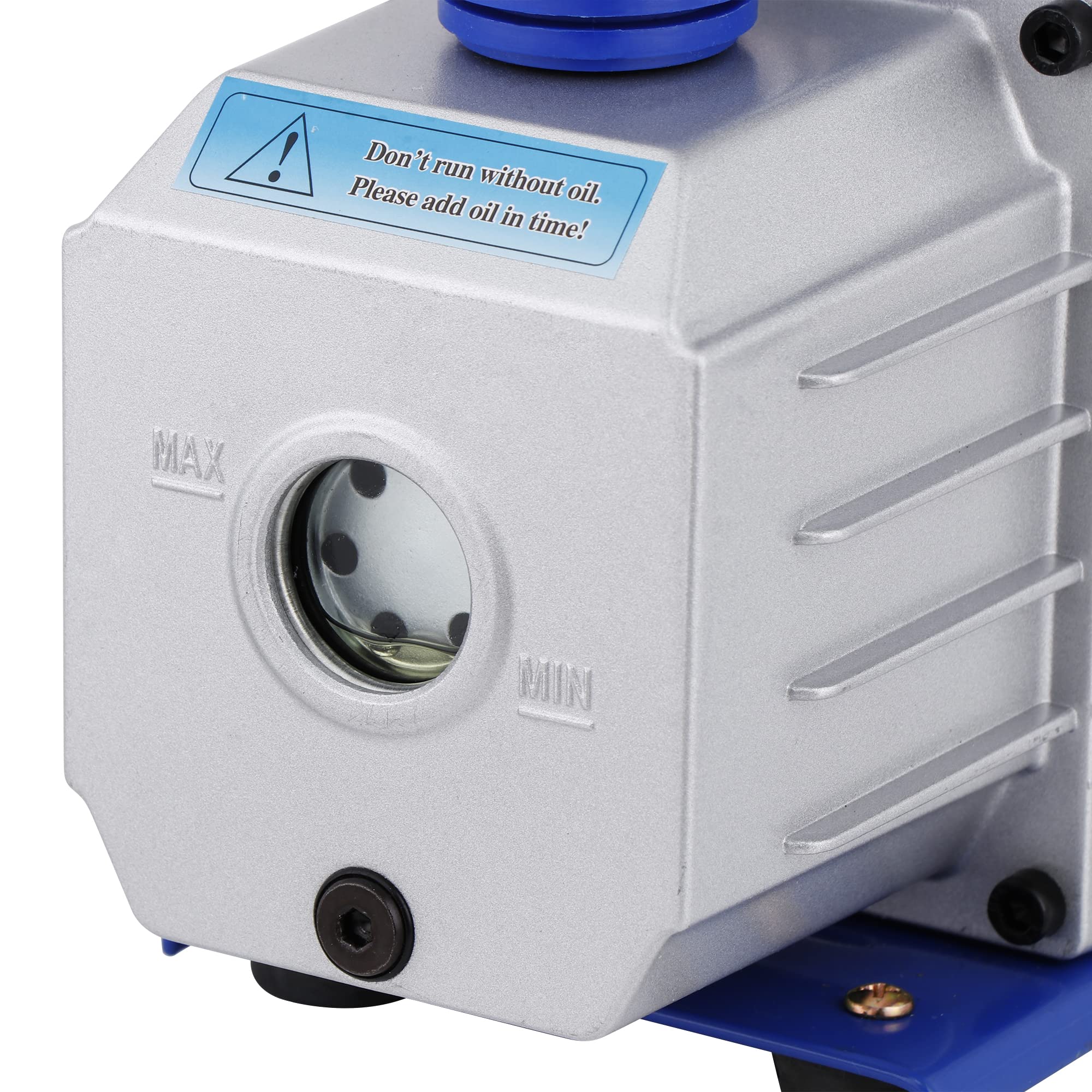 ZENY 4CFM 1/3HP Electric Vacuum Pump Refrigerant R410a R134a HVAC Deep