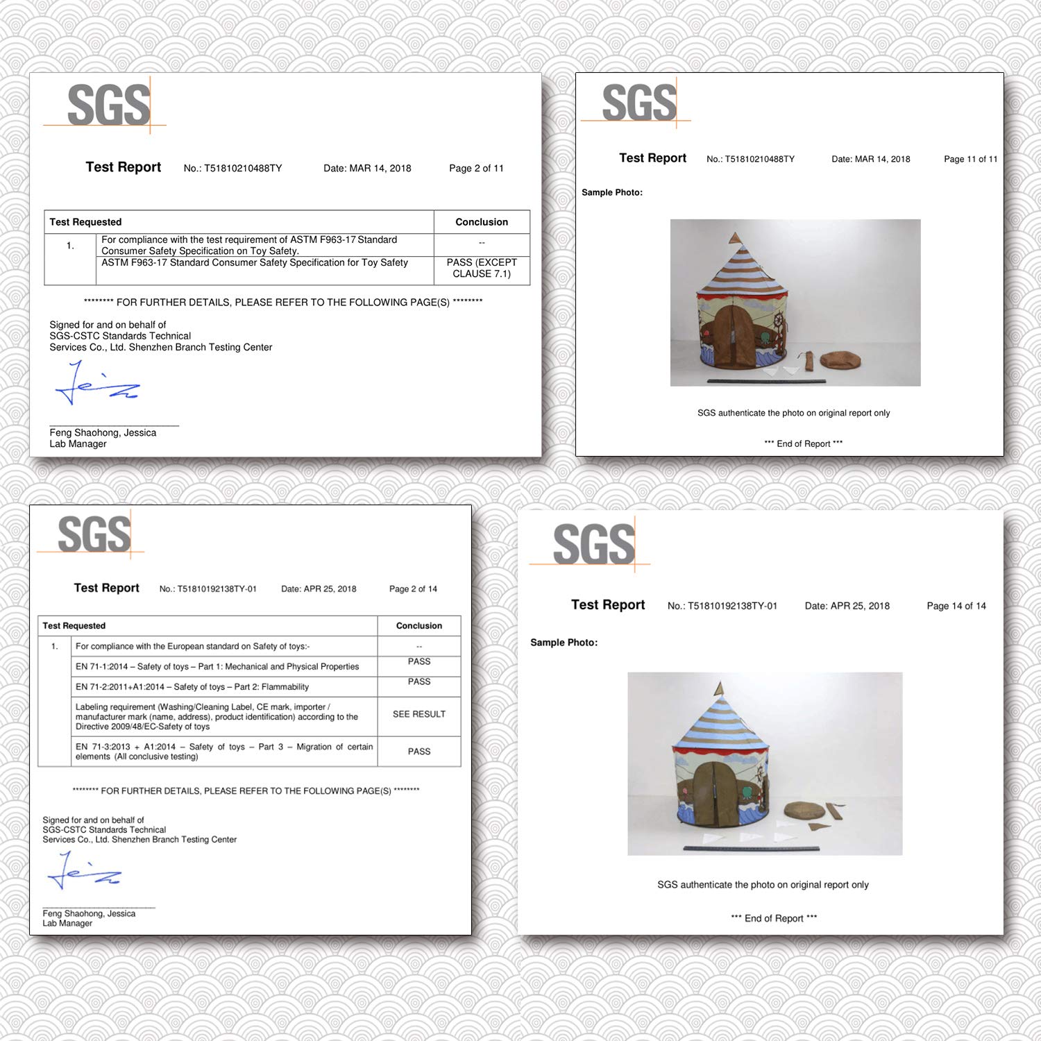 Homfu Play Tent for Kids Castle for Children Boys and Girls Viking Pattern Pop up Tent As - Image 7