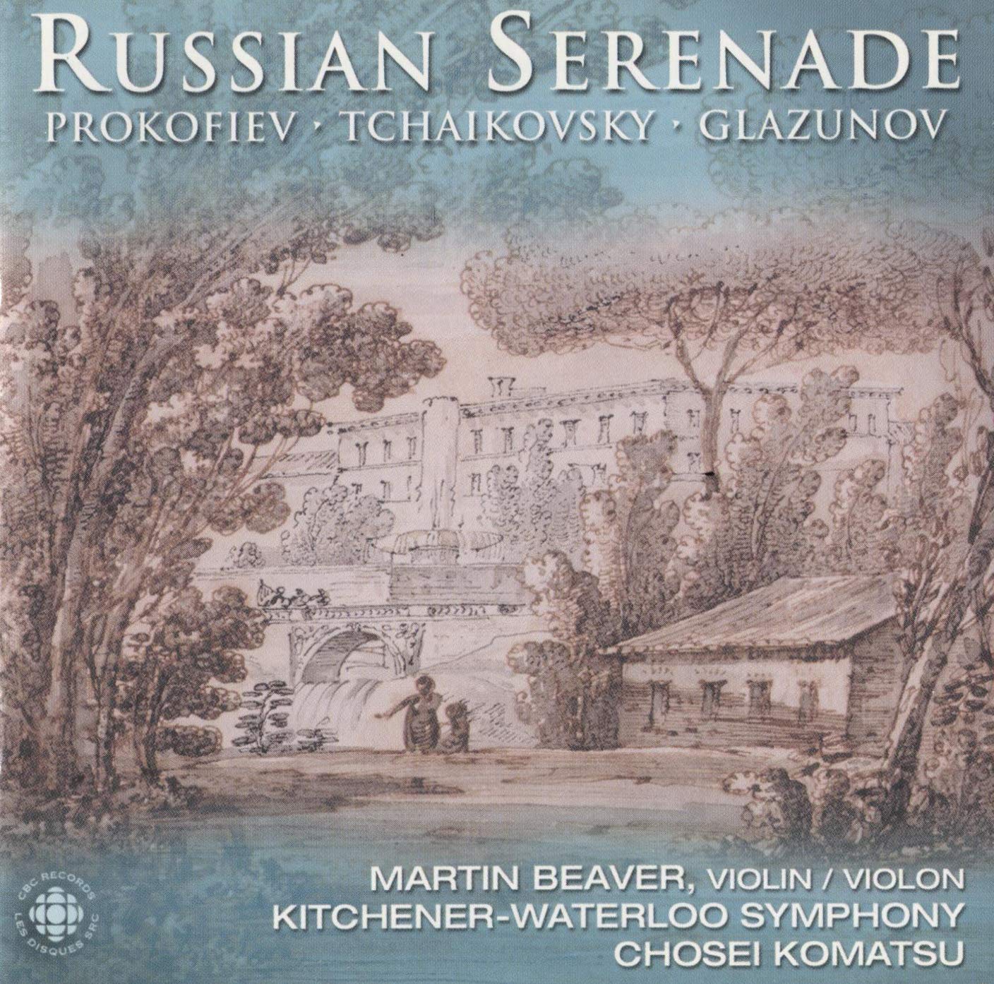 Russian Serenade [Audio CD] Prokofiev; Tchaikovsky; Glazunov and Komatsu