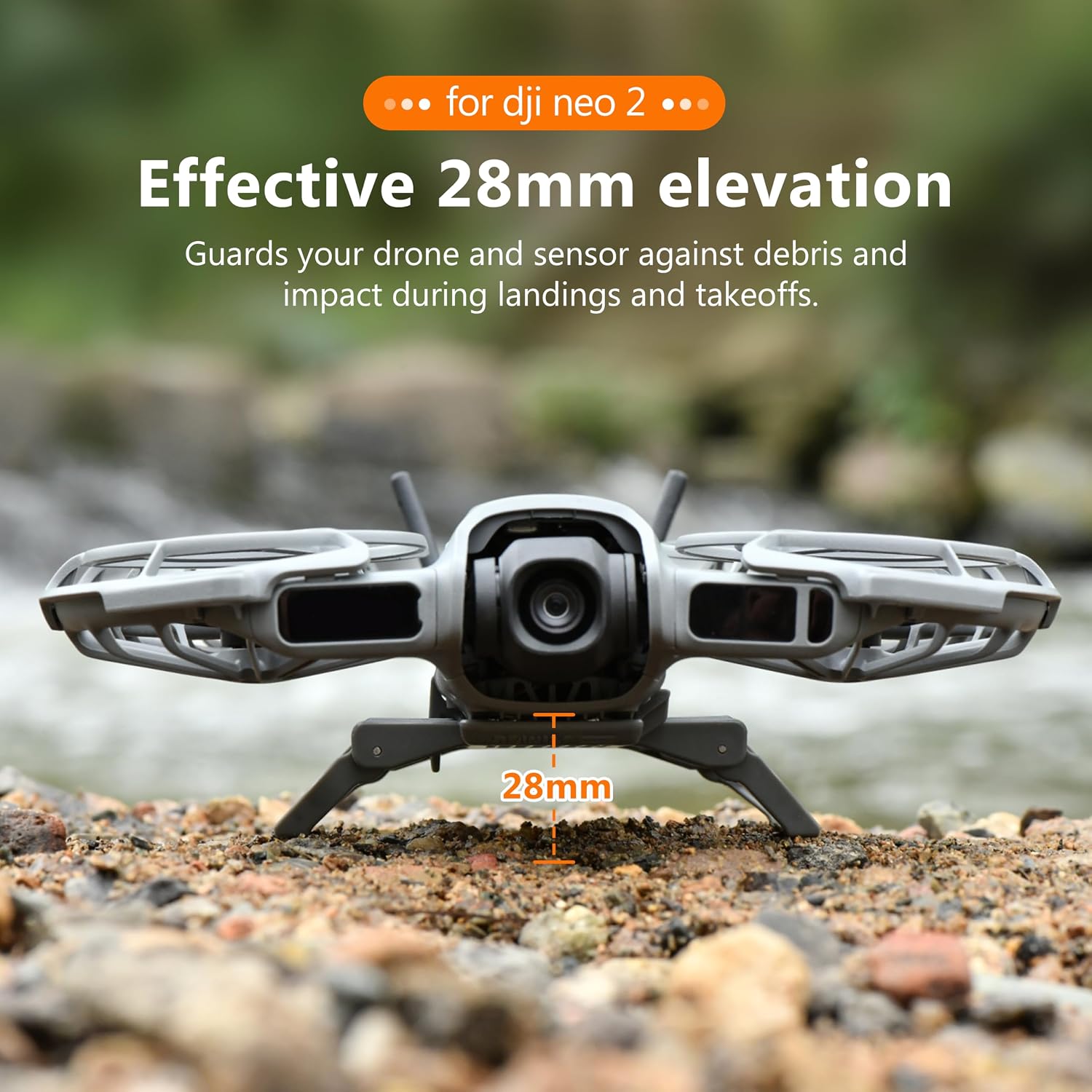 STARTRC Landing Gear for DJI Neo 2 Accessories,Extended Landing Protector image 2