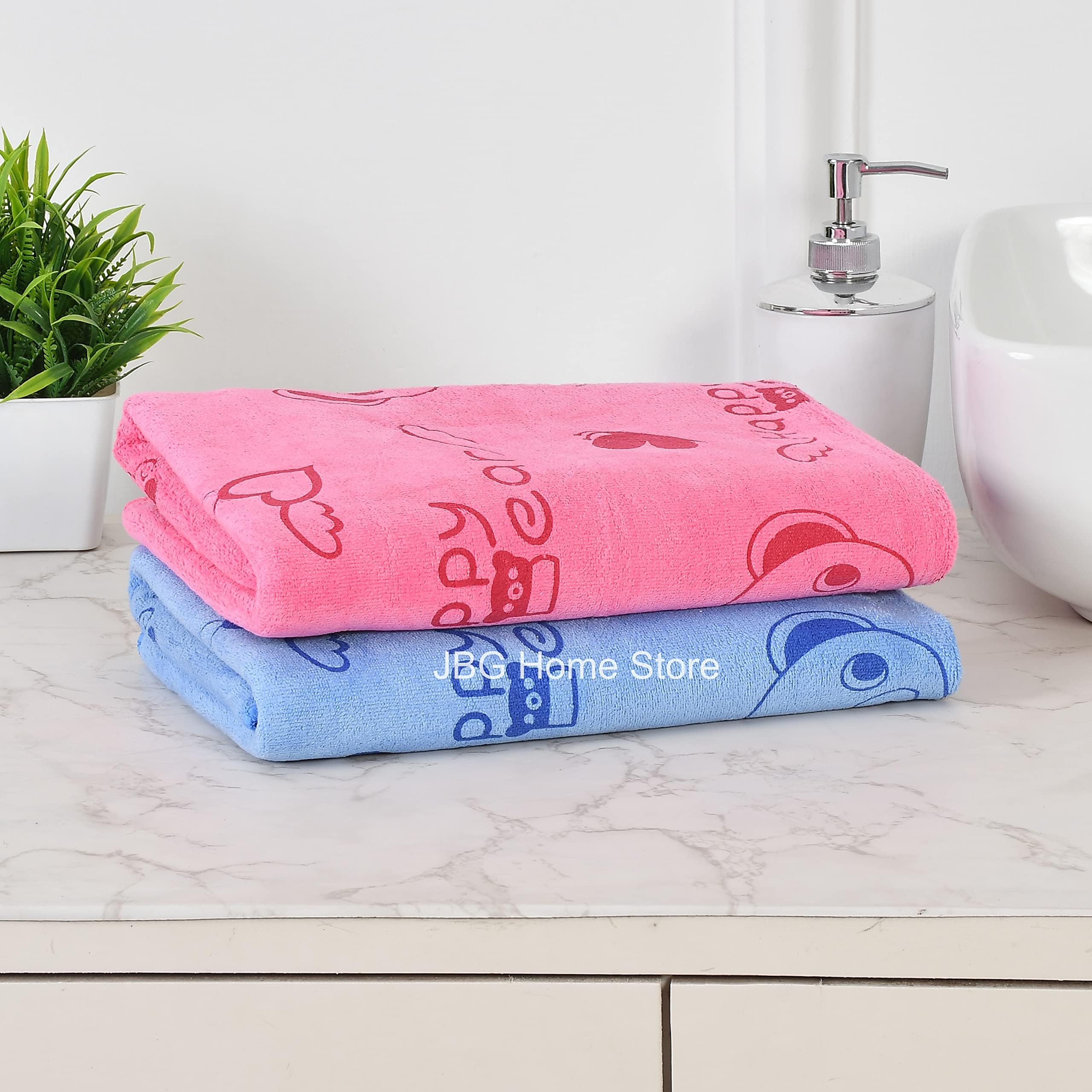 MOM CARE Microfibre Bath Towels For Kids Extra Soft/Quick Dry/Strong ...