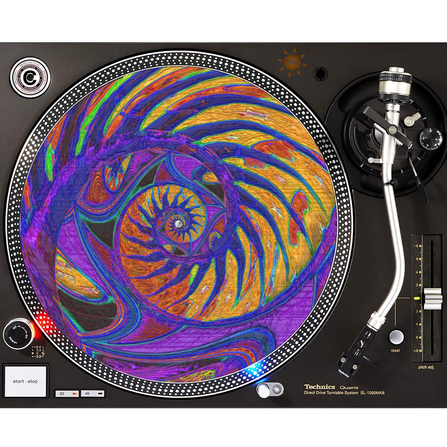 Southwest Mars - DJ Turntable Slipmat 12 inch