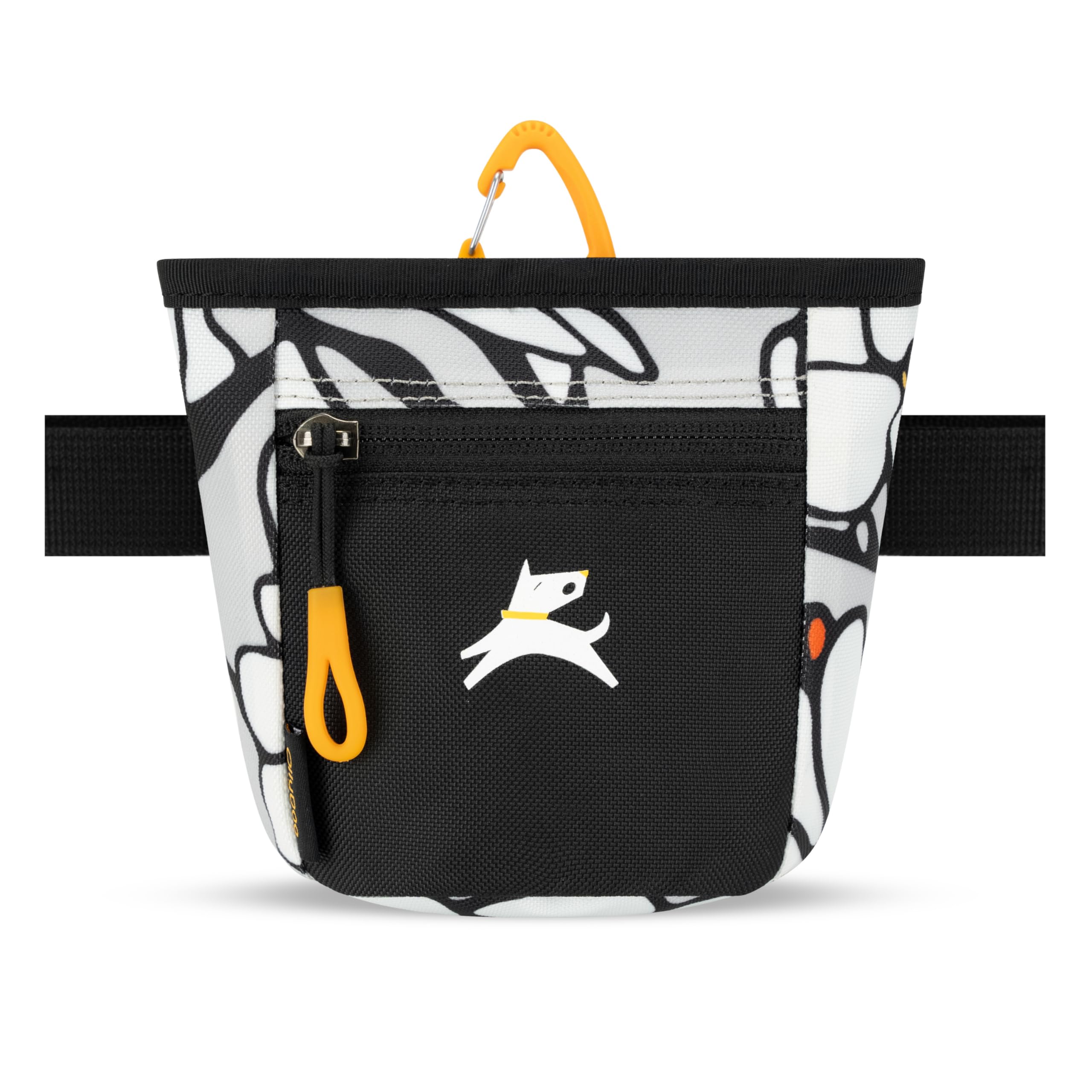 OllyDog Goodie Treat Bag, Dog Treat Pouch, Waist Belt Clip for Hands-Free Training, Magnetic Closure, Dog Training and Behavior Aids, Three Ways to