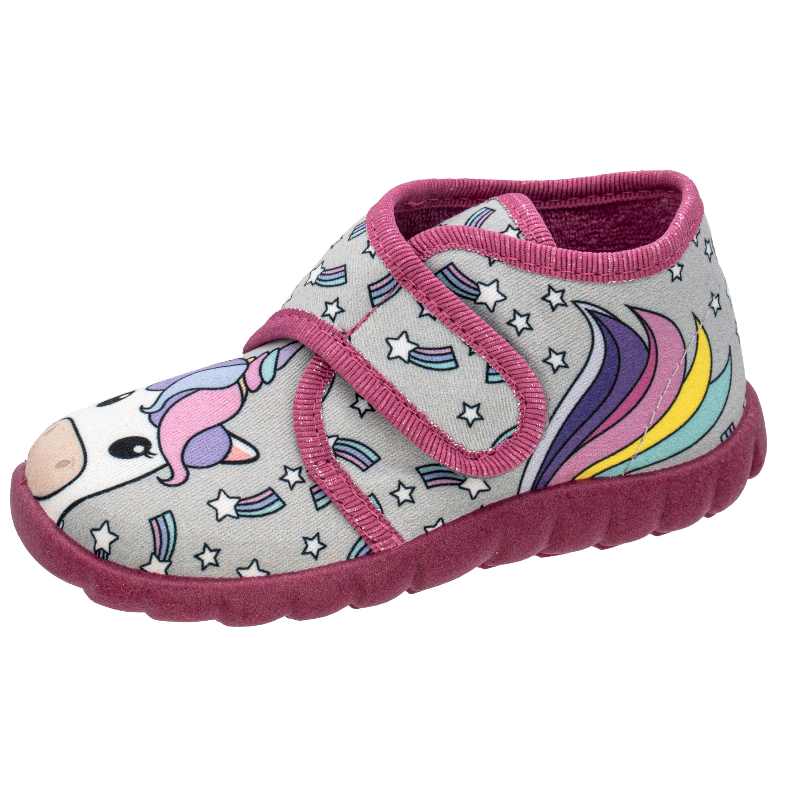 Fischer Girl's Flexi Mule, Grey-Coloured, 4 UK Child