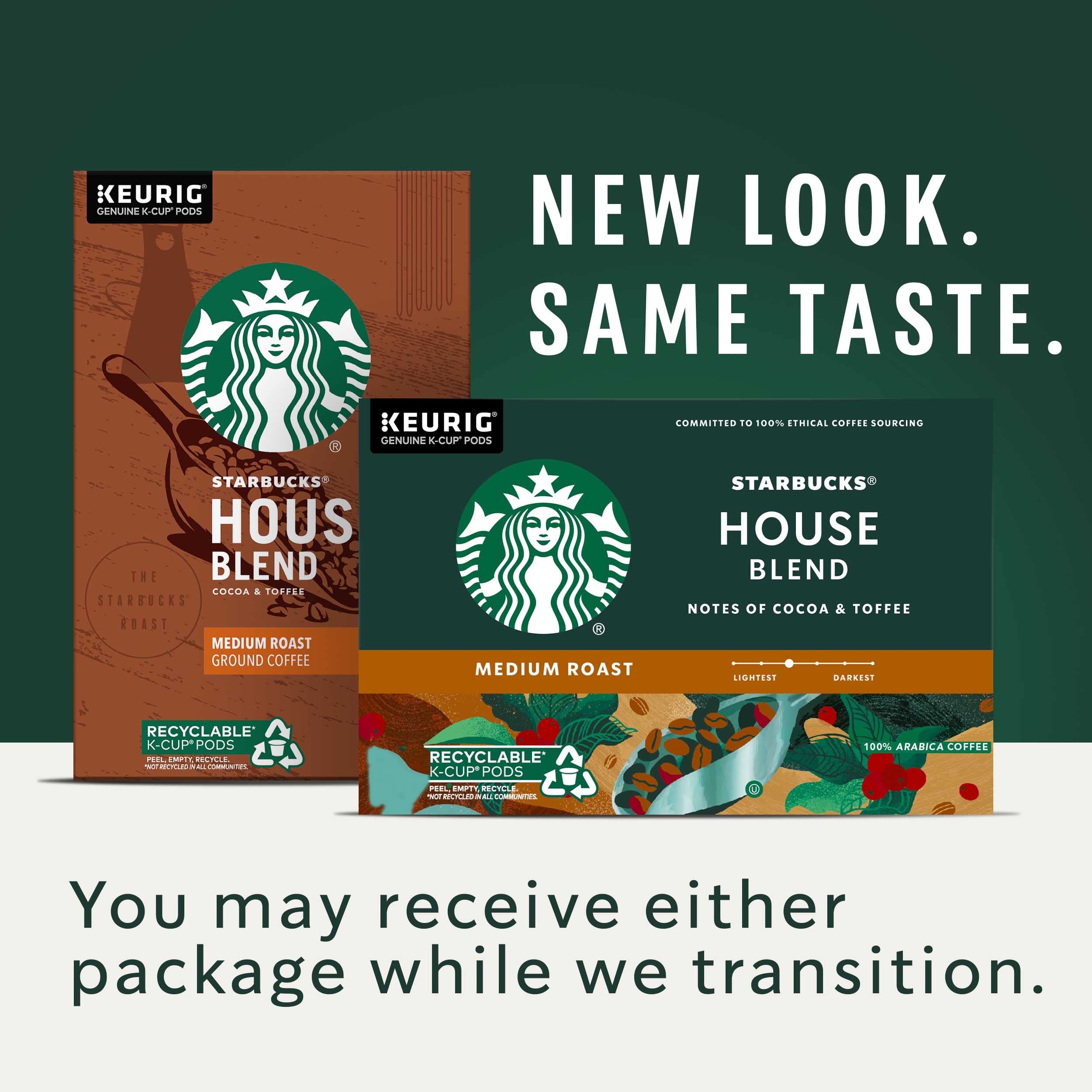 Starbucks Medium Roast K-Cup Coffee 