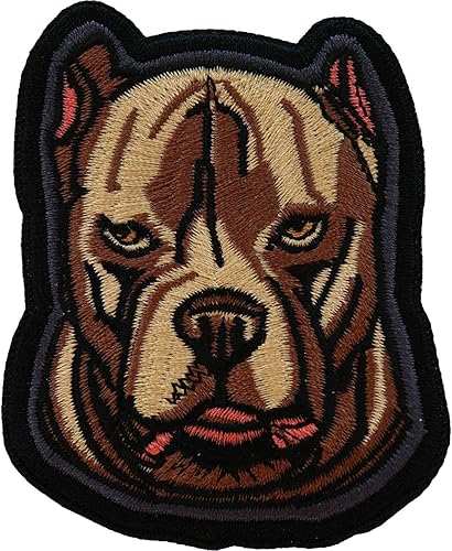 Miniatura 1 de Parche para planchar Mean Pitbull Dog