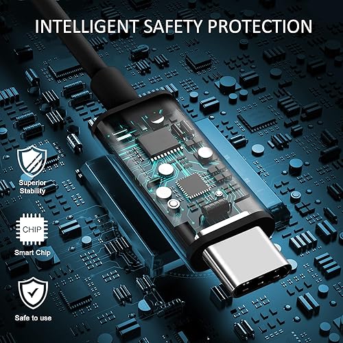 Miniatura 2 de Cargador USB C de 45 W compatible con HP Dell Lenovo Acer Chromebook Asus Samsung Sony Cargador de carga rápida tipo C HP Spectre X360 13 Elite X2