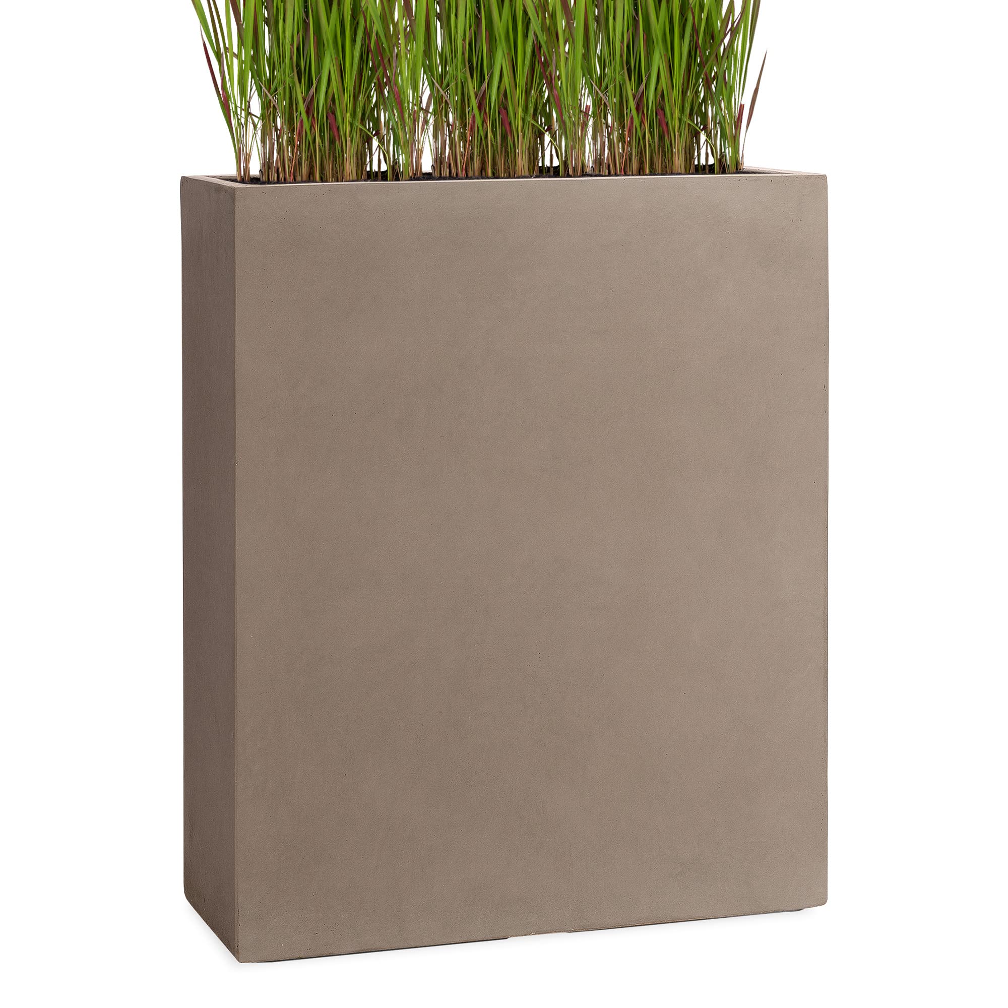Pflanzwerk® Pot de Fleur Divider Jardinière Chocolate 72x60x25cm *Résistant au Gel* *Protection UV* *Qualité européenne*