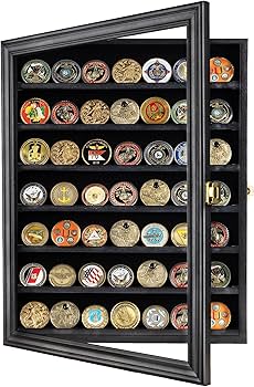 Amazon.co.jp: チャレンジコイン/カジノチップディスプレイケース