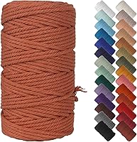 Vista 144 de NOANTA - Cuerda de macramé color verde aguamarina, 1/8 pulgadas (3 mm) x 109 yardas (100 metros), cuerda de algodón colorido para colgar