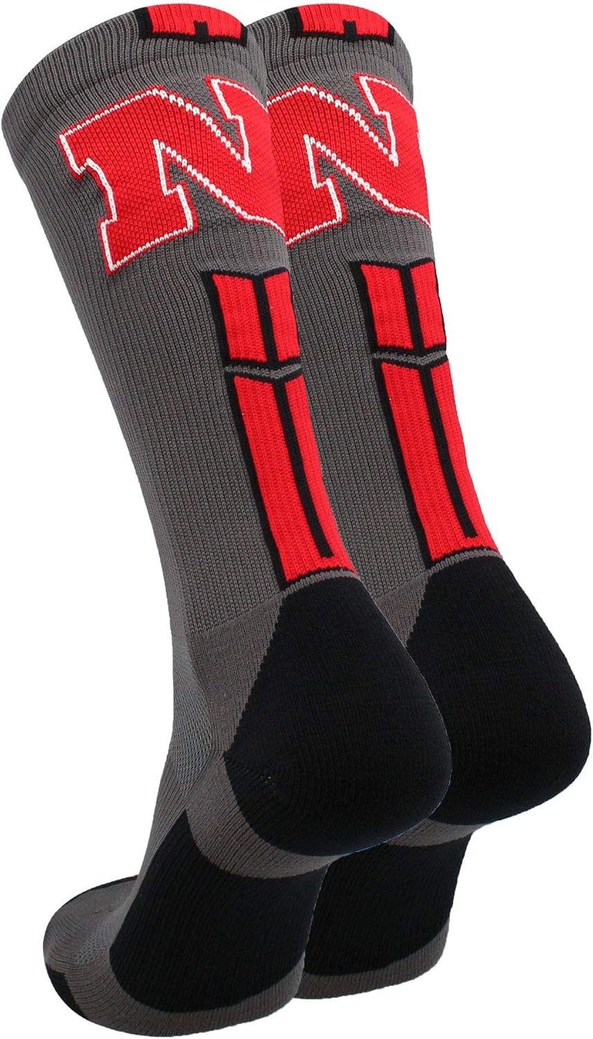 TCK Nebraska Cornhuskers Socks Baseline 3.0 Crew - Image 2