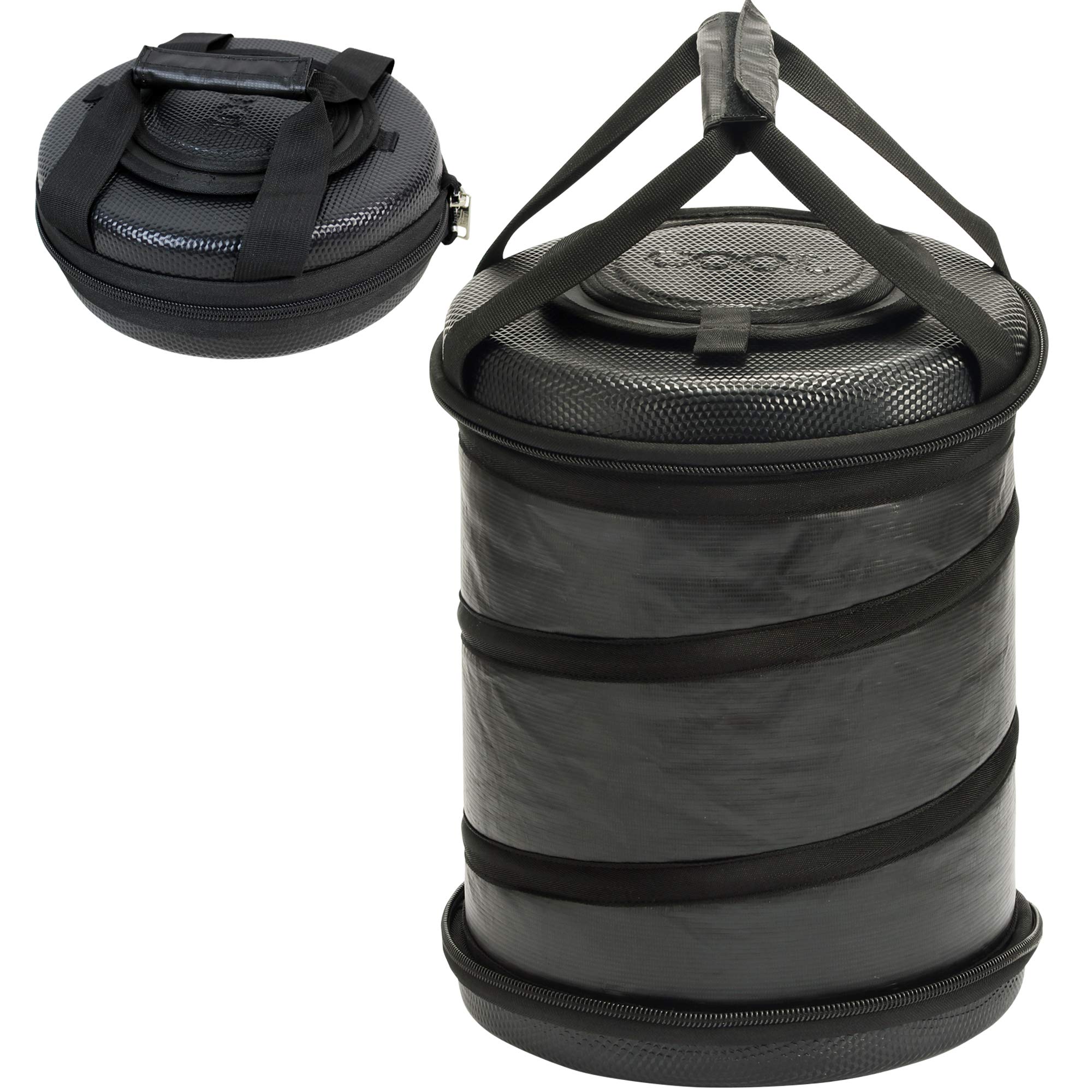 Collapsible Folding Insulated Cooler | Picnic Tote | 25 Can Capacity | Hard Top and Bottom | Waterproof Industrial Grade Material Perfect for Camping, Fishing, Daily Trip to Beach | Picnic backpack