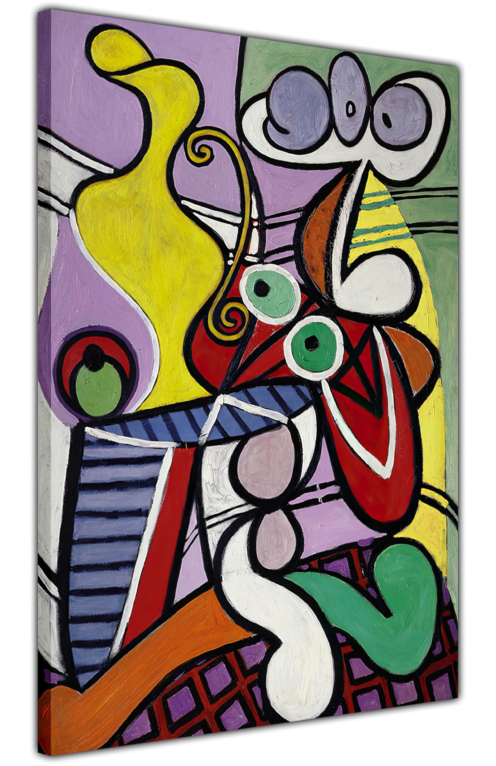 Pastello Multicolour Pablo Picasso Grande Nature, Canvas Wall Art, Wall Art Picture Print For Living Room And Bedroom, (87Cm X 61Cm / 34X24inch)