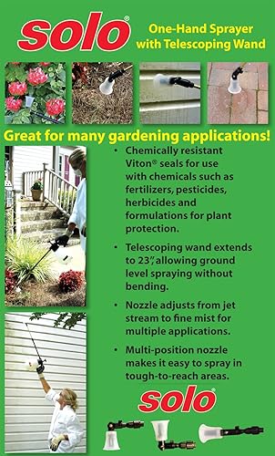Miniatura 3 de Solo 420 2-Liter One-Hand Pressure Sprayer with Adjustable Telescoping Wand