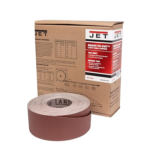 Miniatura 3 de JET Papel de lija listo para cortar, grano 180 (60-9180)