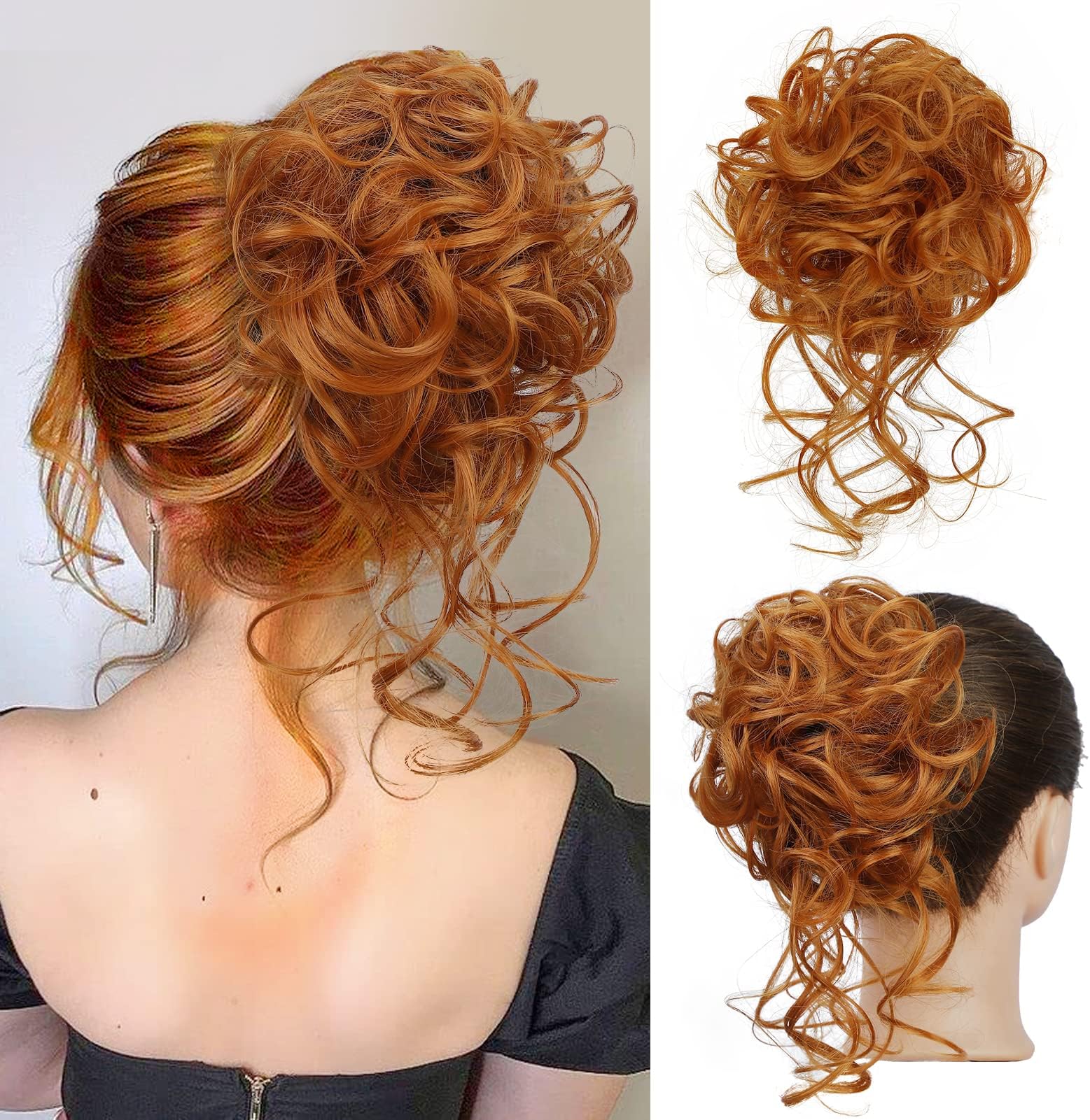 Red ponytail hair piece Clearance