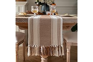 Boho Chic Table Runner: Adorn Your Home with Rustic Charm