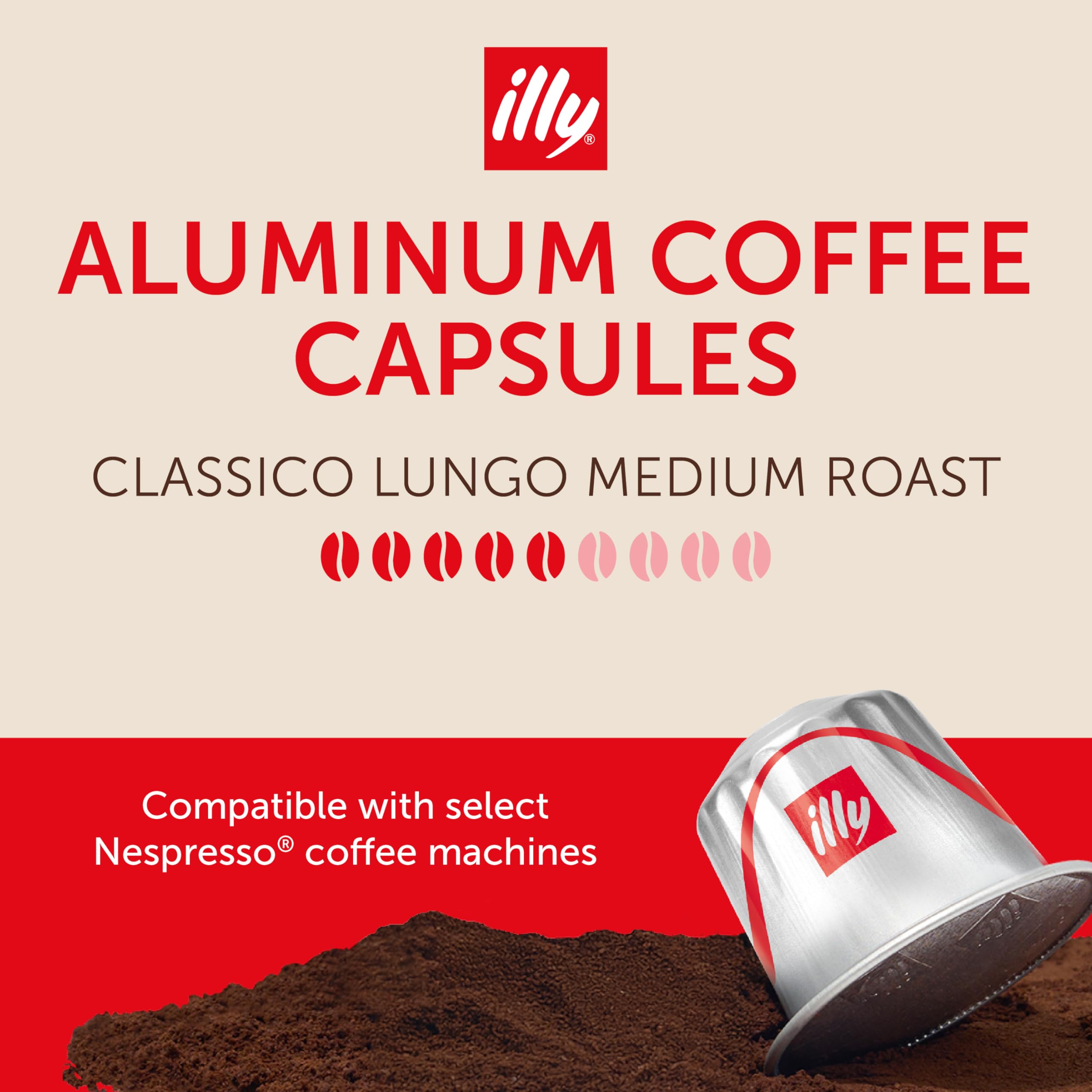 Illy Kapsułki do kawy Classico Lungo 10 x 10 kapsułek