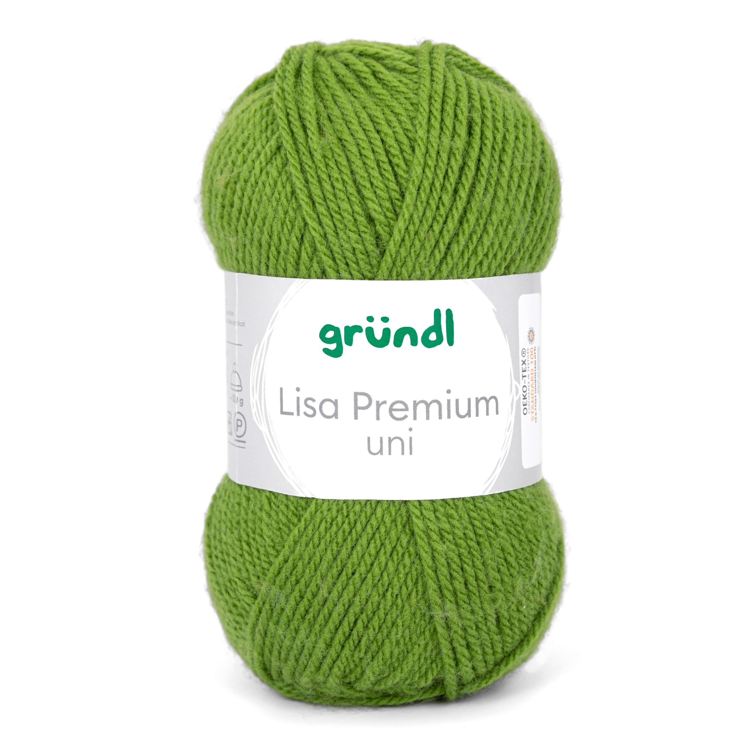 Grundl Lisa Premium Uni, Acrylic, maigrün 33, 50g