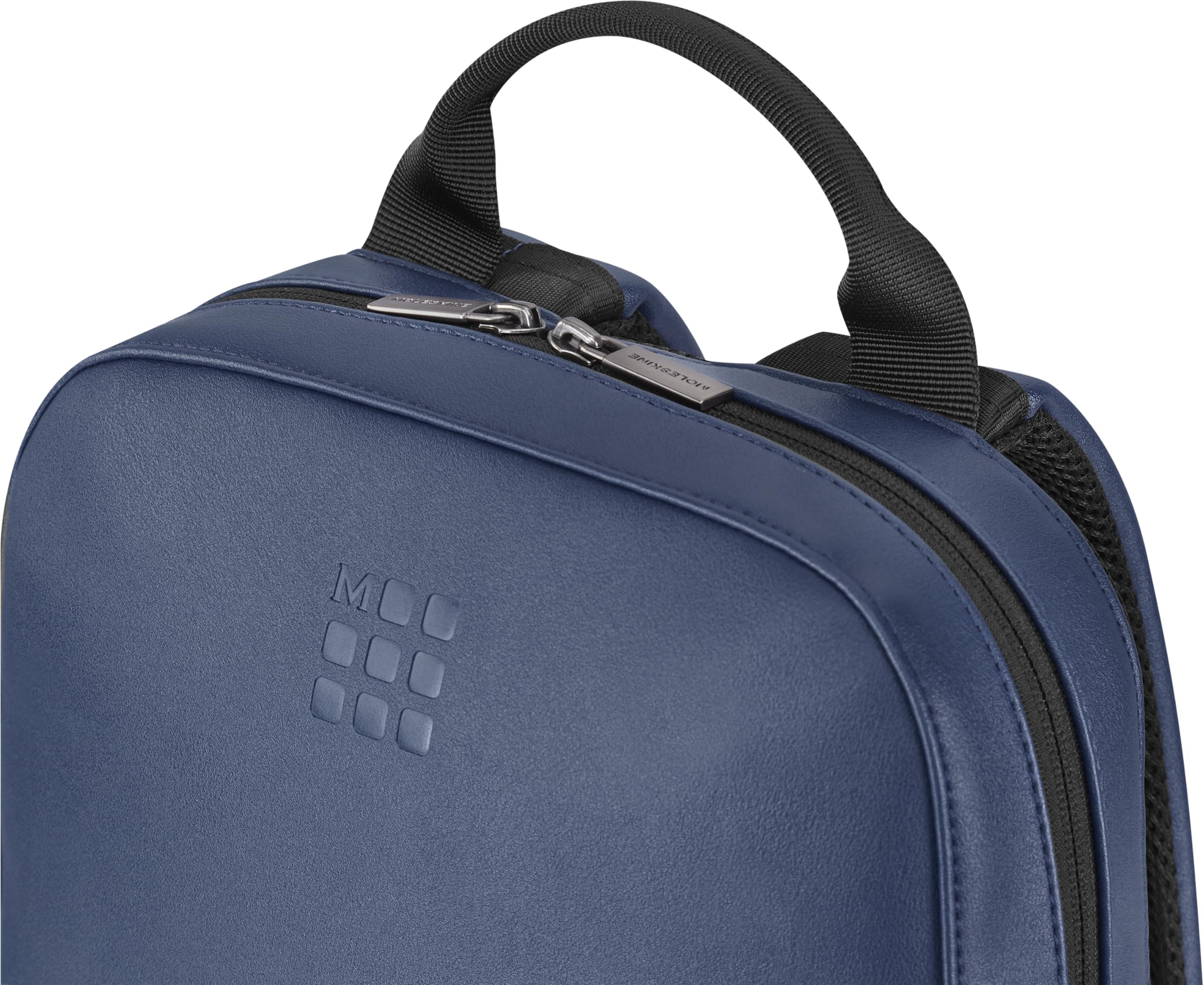 Moleskine Zaino Small Collezione Classic, Zaino Porta PC Compatibile con Laptop, Notebook e iPad fino a 11", Dimensioni 25 x 36 x 7 cm, Colore Blu Zaffiro