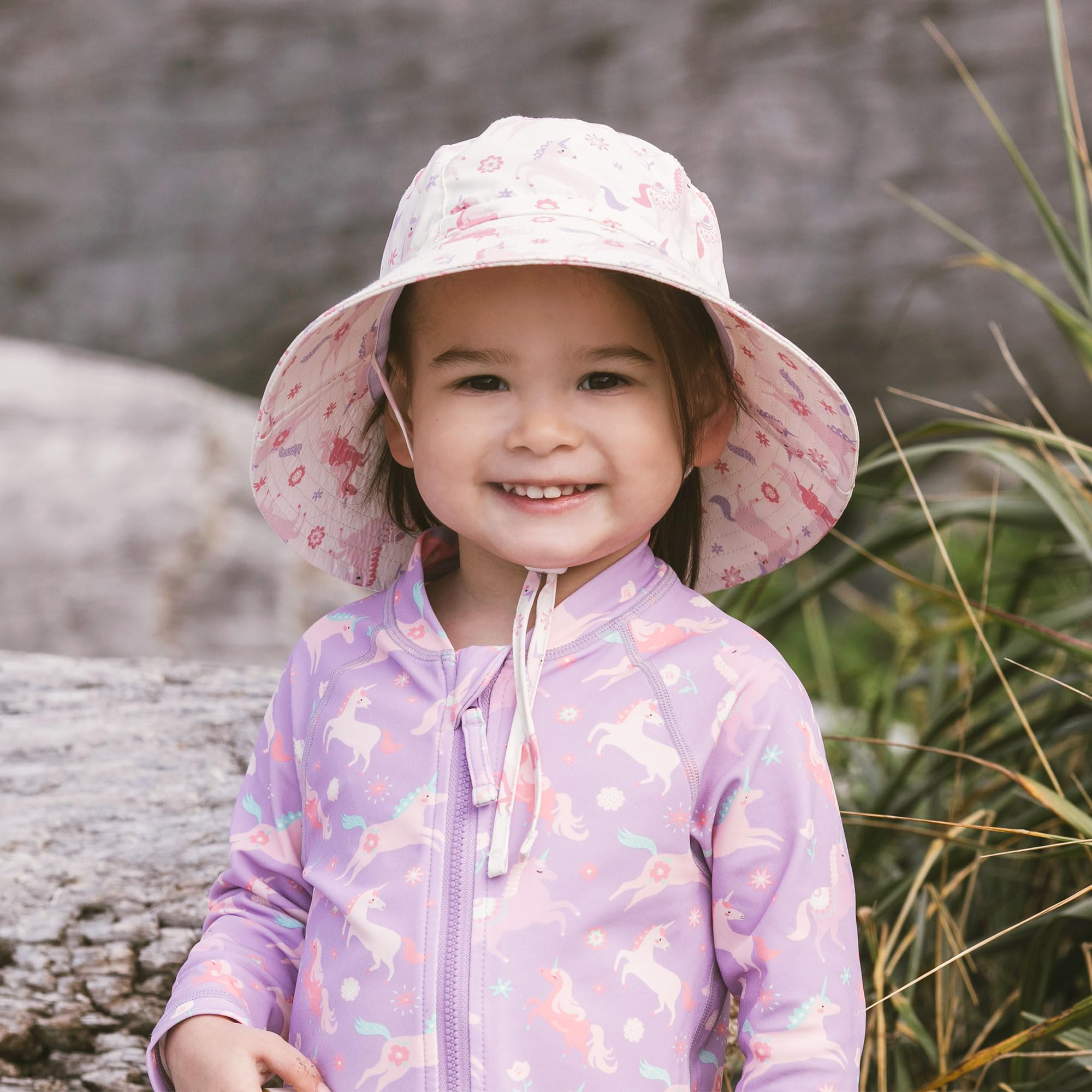 Jan & Jul Quick-Dry Swim Bucket Hat with Adjustable Strap