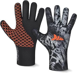 KastKing IceRiver - Guantes de pesca 100% impermeables para hombres y mujeres, para pesca en clima frío y deportes al aire libre, ideales para pesca en hielo y actividades de invierno