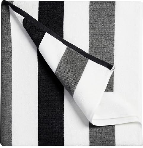 Toalla de playa de algodón de gran tamaño, extra grande de 40 x 70 pulgadas, toallas de playa gruesas de felpa para hombre, toallas de piscina XL