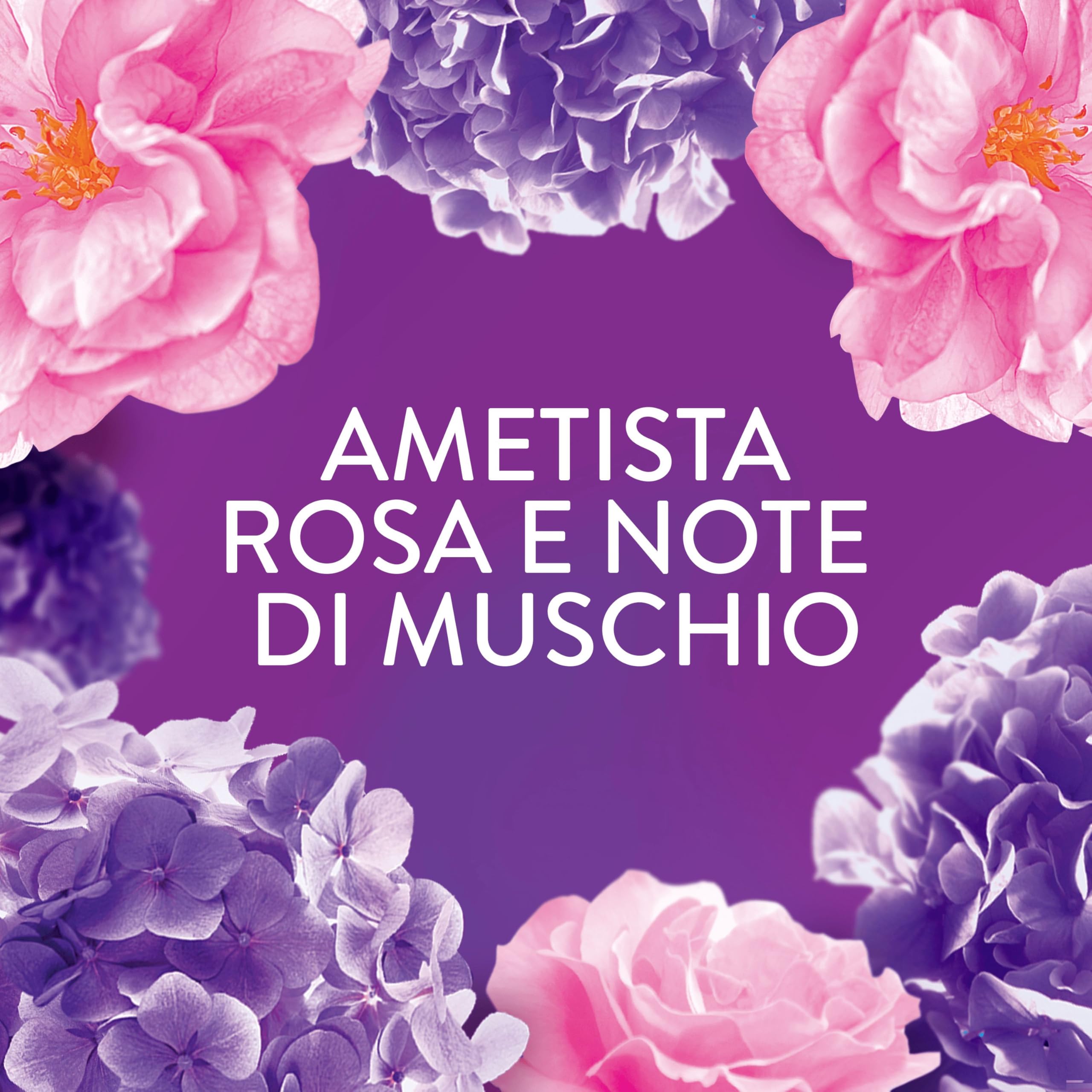 Lenor Ammorbidente Lavatrice Concentrato 440 Lavaggi (8X55), Ametista Rosa E Note Di Muschio, Freschezza Che Dura 3 Volte Più A Lungo Con Tecnologia Olii Profumati
