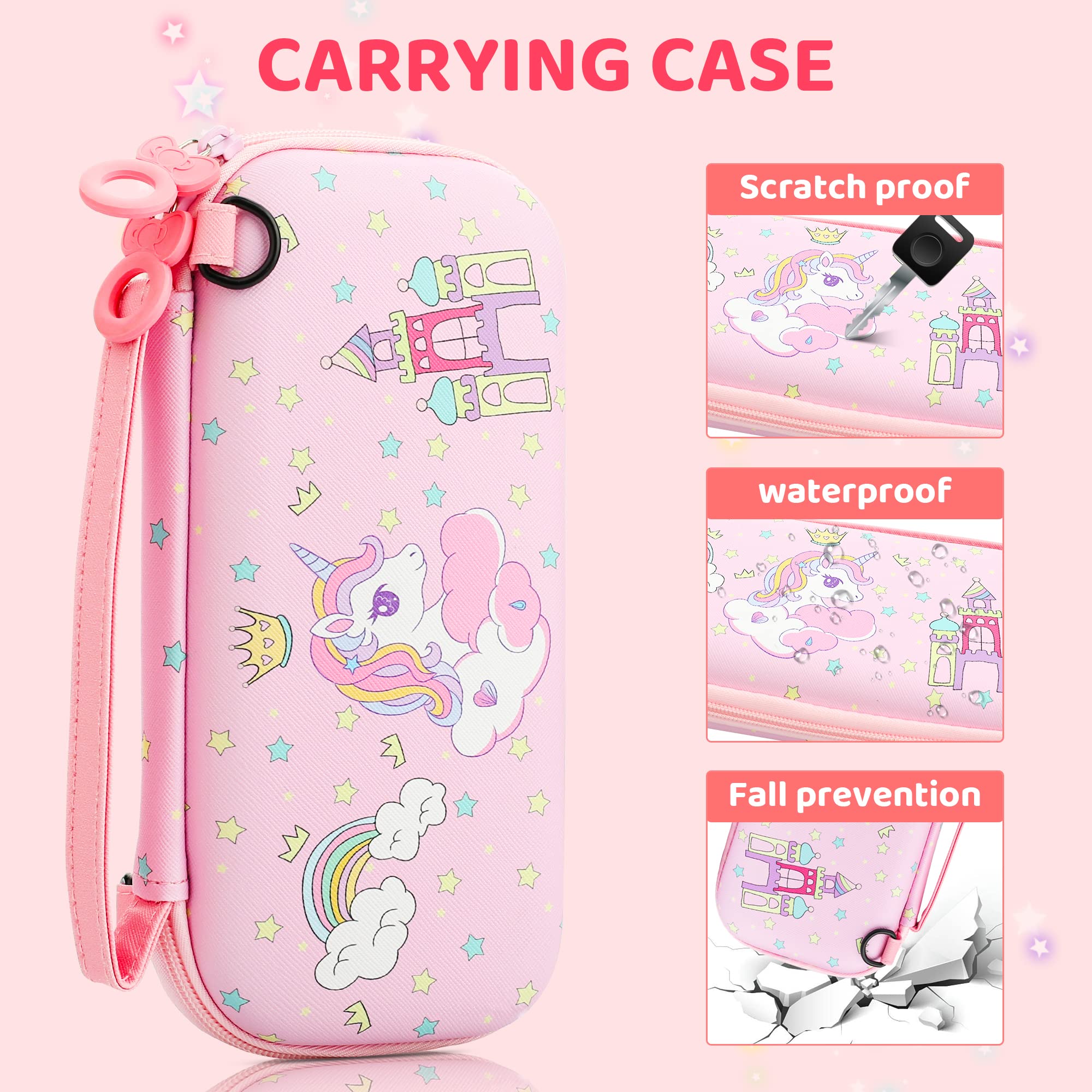 Amazon.com: FANPL Case for Nintendo Switch Lite, Cute Pink Unicorn