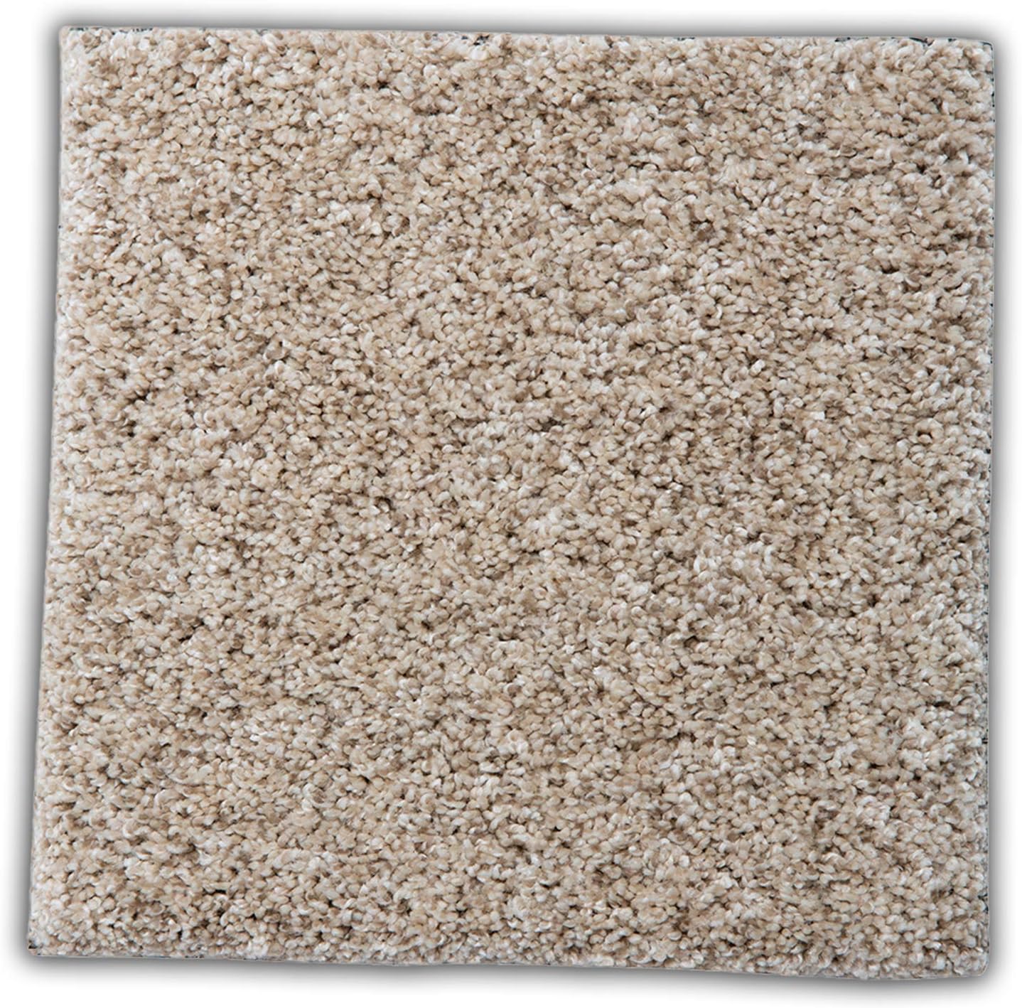 Smart Squares Easy Street プレミアム米国製 カーペットタイル 18x18インチ ソフトパッド入り シームレスな外観 剥がして貼るだけで簡単にDIYで設置できます (オックスフォード、サンプル(8インチ x 8インチ)
