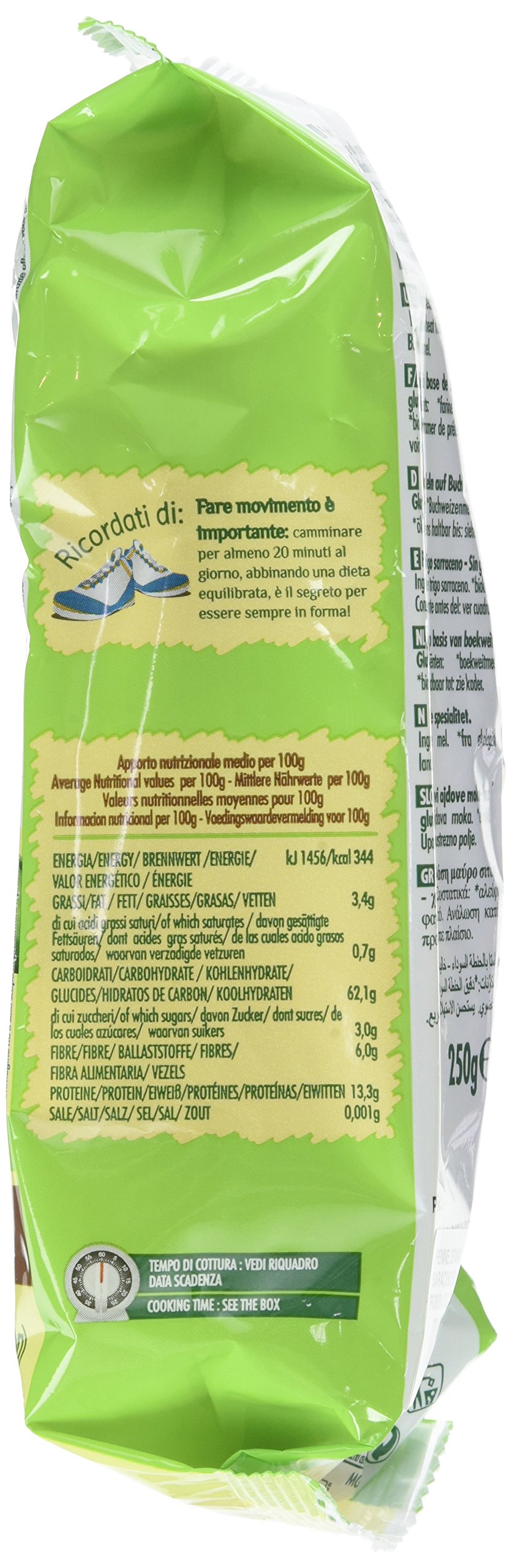 Probios Penne di Grano Saraceno Bio - Confezione da 12 x 250 g