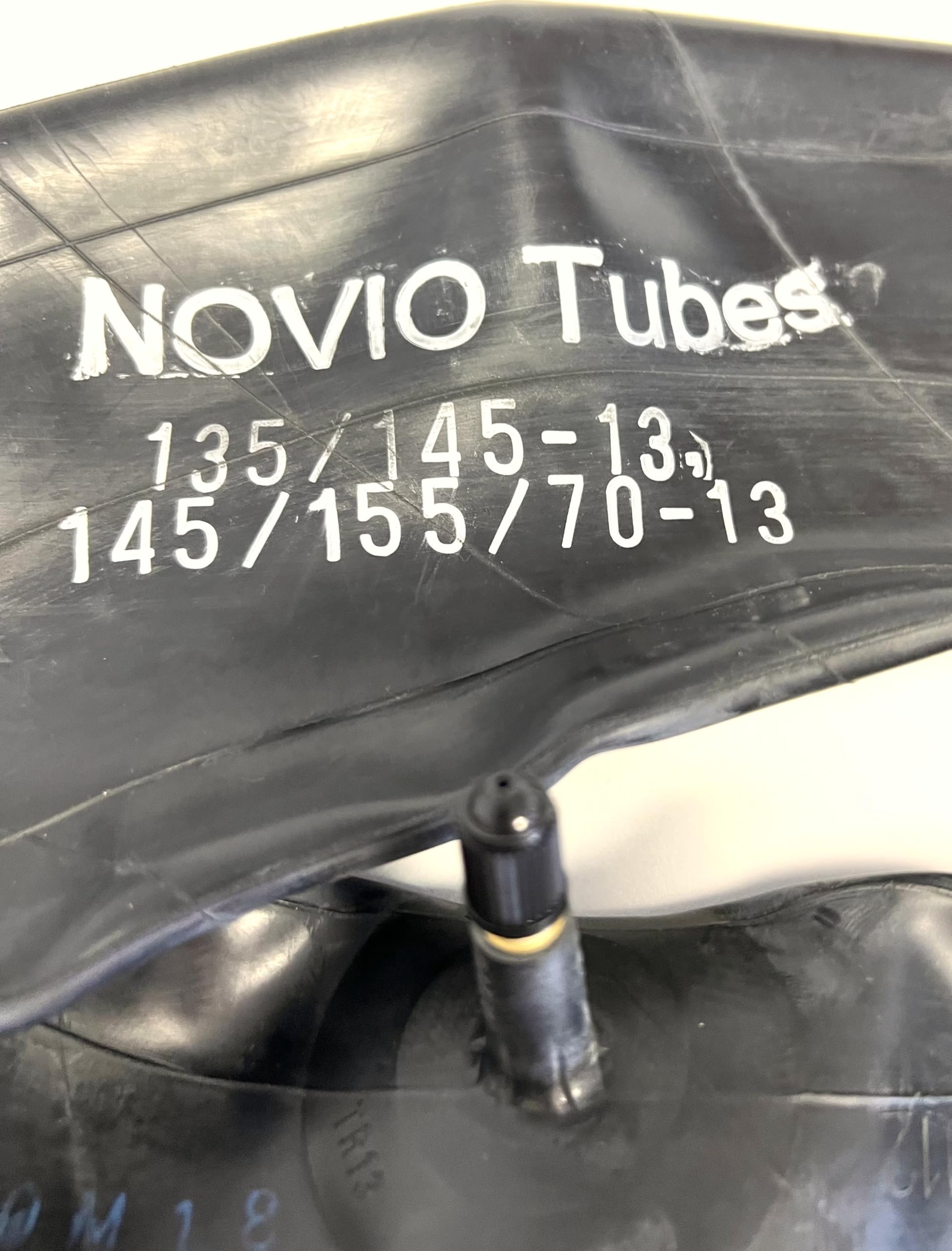 Chambre à air 135/145-13 et 145/155/70-13 compatible avec pneus de 13 pouces pour voiture, remorque, caravane et remorque de transport de taille appropriée, valve automobile droite