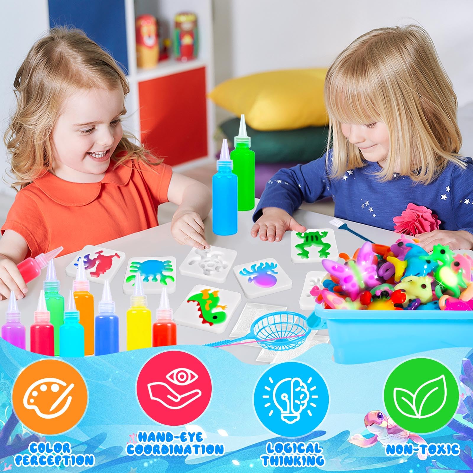 Elfe Magique De L'eau Magic Water Elf, 12 Couleurs Aqua Gelz Set, Aqua Gel Avec 18 Formes, 3D DIY Jouet Magique En Gel Pour Enfants Garçons Filles Cadeau - Jeux - Jouets Magic Gel Elfe Magique De L'eau Magic Water Elf, 12 Couleurs Aqua Gelz Set, Aqua Gel Avec 18 Formes, 3D DIY Jouet Magique En Gel Pour Enfants Garçons Filles Cadeau - Jeux - Jouets Magic Gel