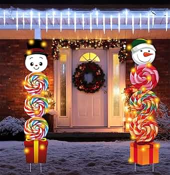 Candyland outdoor christmas decorations Clearance